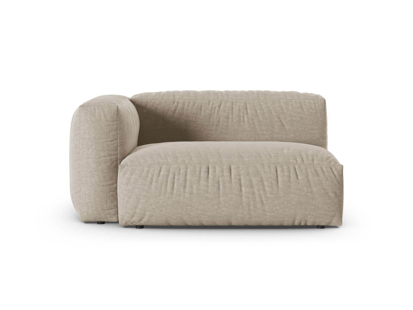 Doppelsitz-Sofa links XL Martina in Light Beige-Boston präsentiert im Onlineshop von KAQTU Design AG. Modulares Sofa ist von Micadoni