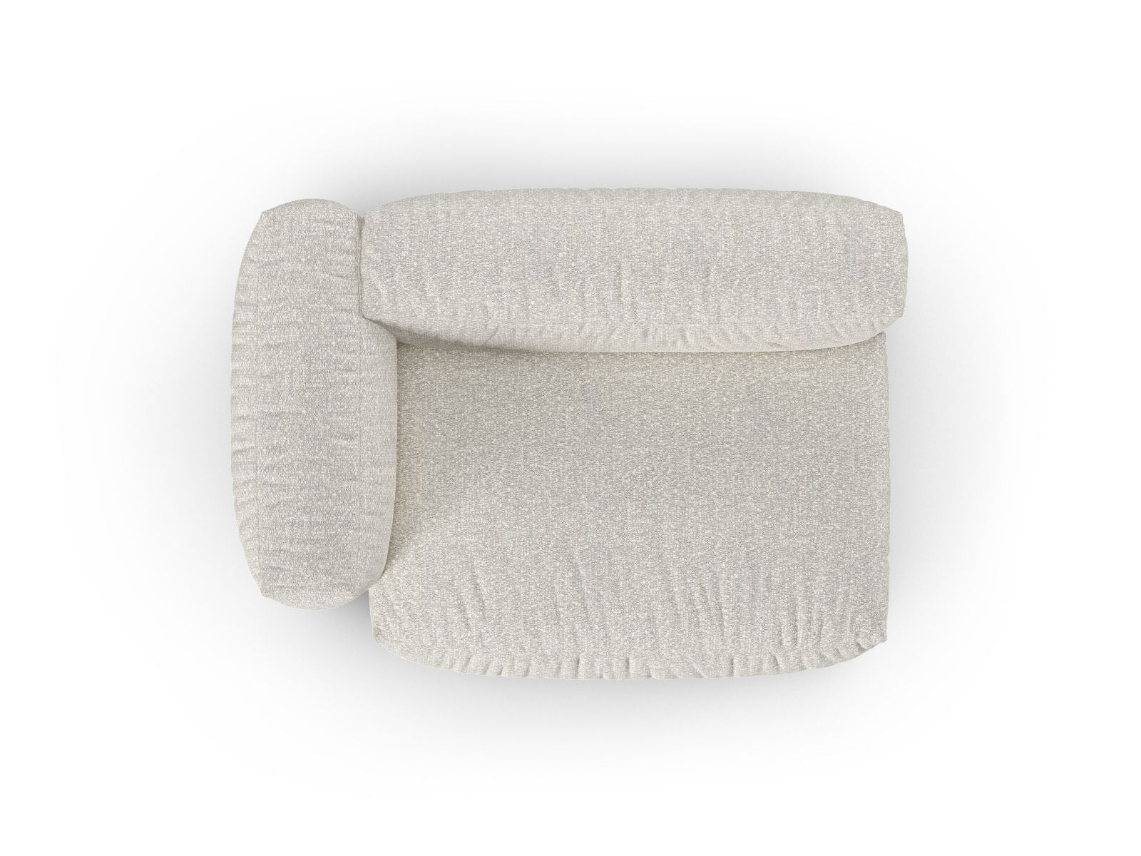 Elegantes XL Doppelsitz-Sofa links Martina in Grey Beige Melange, perfekt für stilvolle Wohnräume. Hochwertige Verarbeitung und modernes Design.