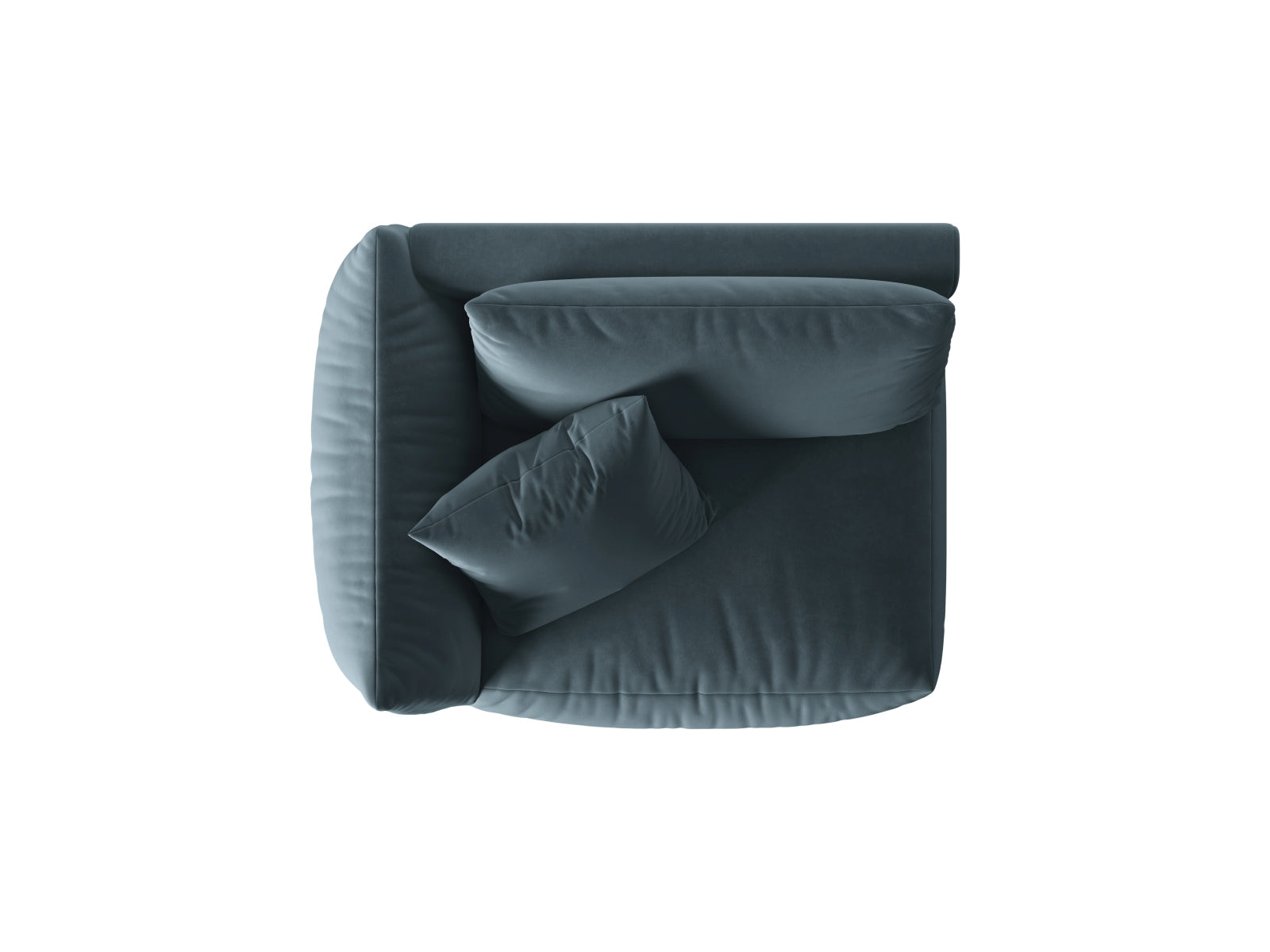 Stylisches 1-Sitzer Velour-Modul von Micadoni, perfekt für kreative Sofa-Kombinationen und moderne Einrichtungskonzepte.