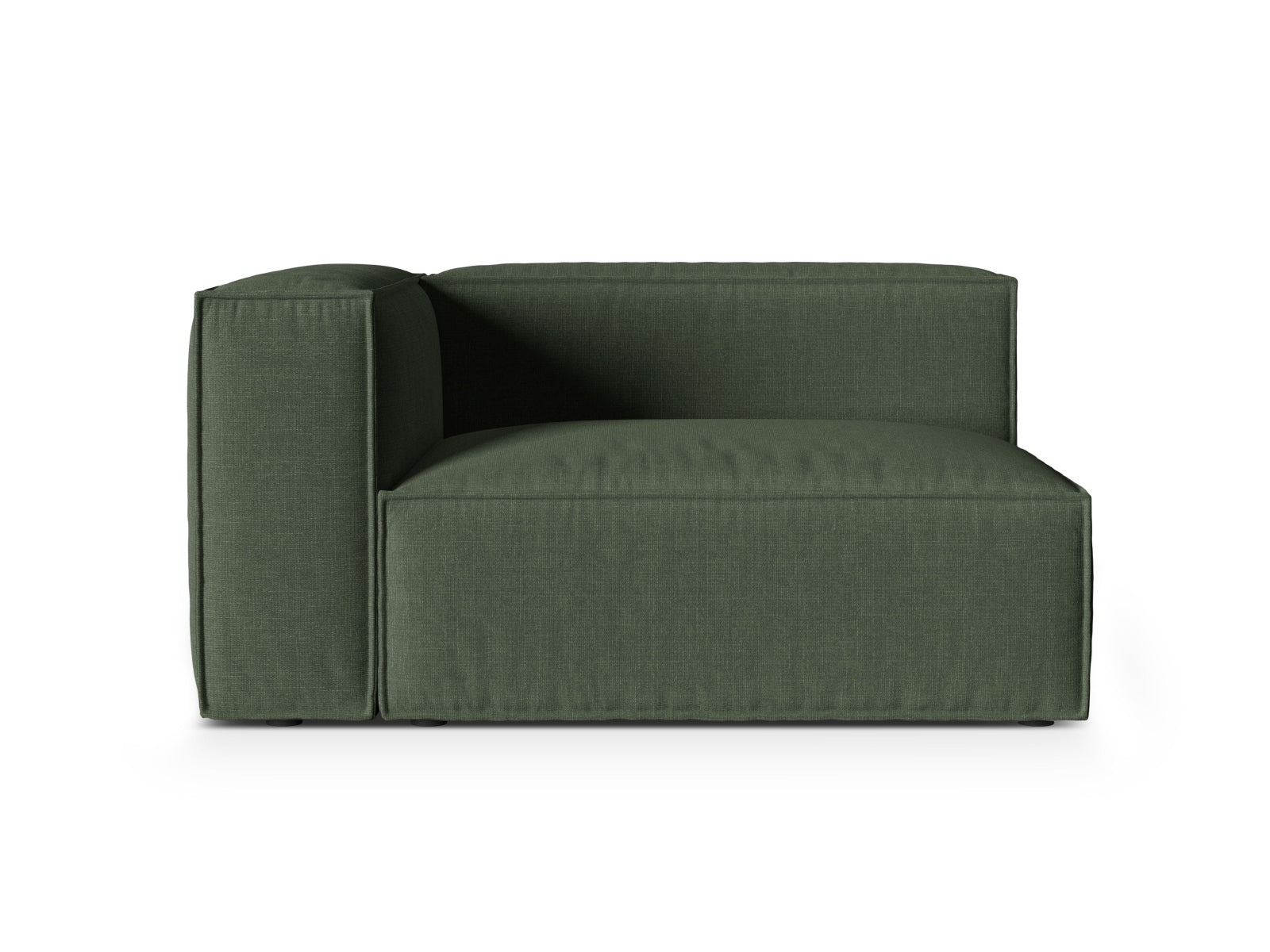 2-Sitzer Modulares Sofa links Nuria in Moss Green-Liberty präsentiert im Onlineshop von KAQTU Design AG. Modulares Sofa ist von Micadoni