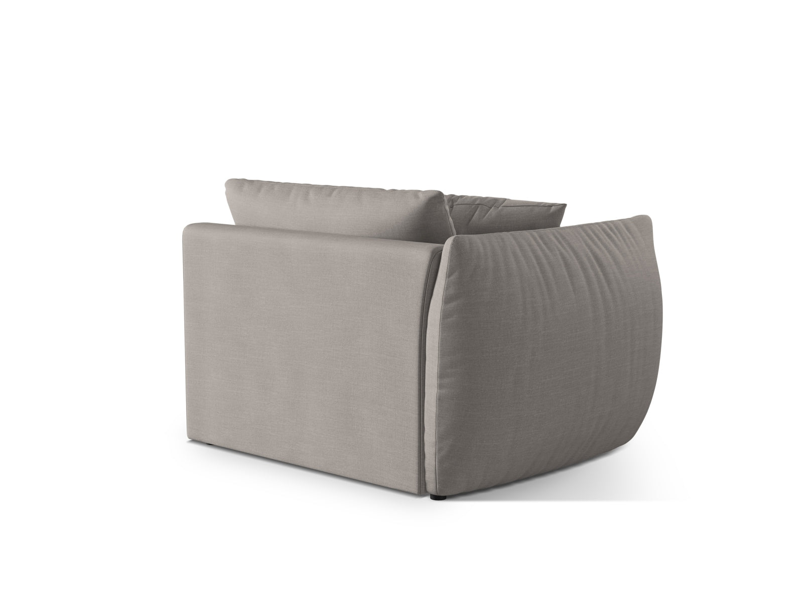Chris Modul links 1 Sitzer in Natural-LINS präsentiert im Onlineshop von KAQTU Design AG. Modulares Sofa ist von Micadoni