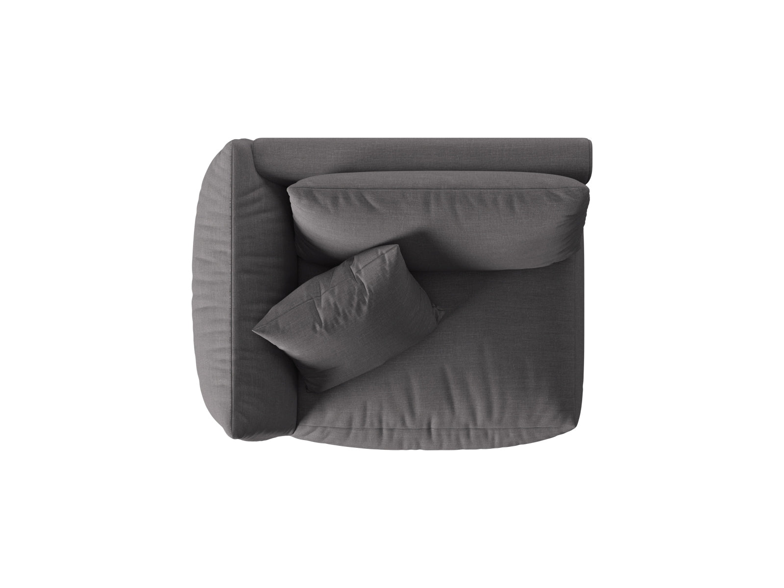Chris Modul links 1 Sitzer in Sand-LINS präsentiert im Onlineshop von KAQTU Design AG. Modulares Sofa ist von Micadoni