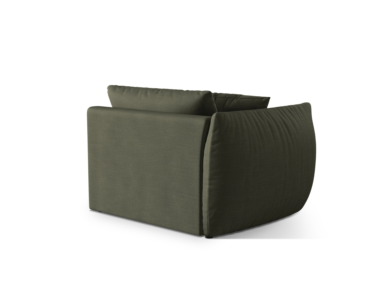Chris Modul links 1 Sitzer in Muted Blue-LINS präsentiert im Onlineshop von KAQTU Design AG. Modulares Sofa ist von Micadoni