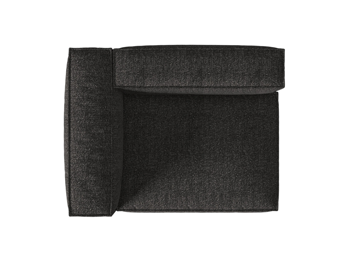 Nuria Boucle Modular Sofa links 2 Sitzer in Anthracite-Monet präsentiert im Onlineshop von KAQTU Design AG. Modulares Sofa ist von Micadoni