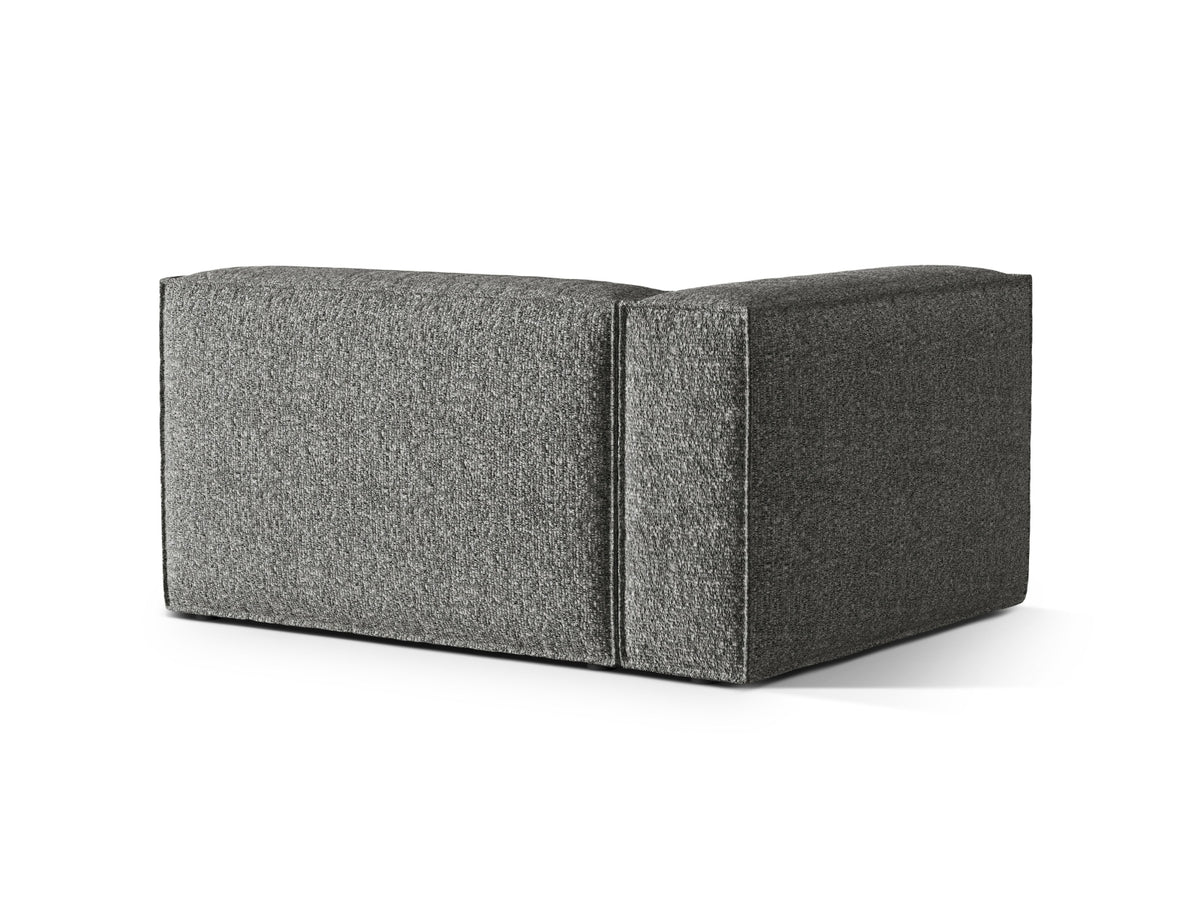 Nuria Boucle Modular Sofa links 2 Sitzer in Graphite-Monet präsentiert im Onlineshop von KAQTU Design AG. Modulares Sofa ist von Micadoni