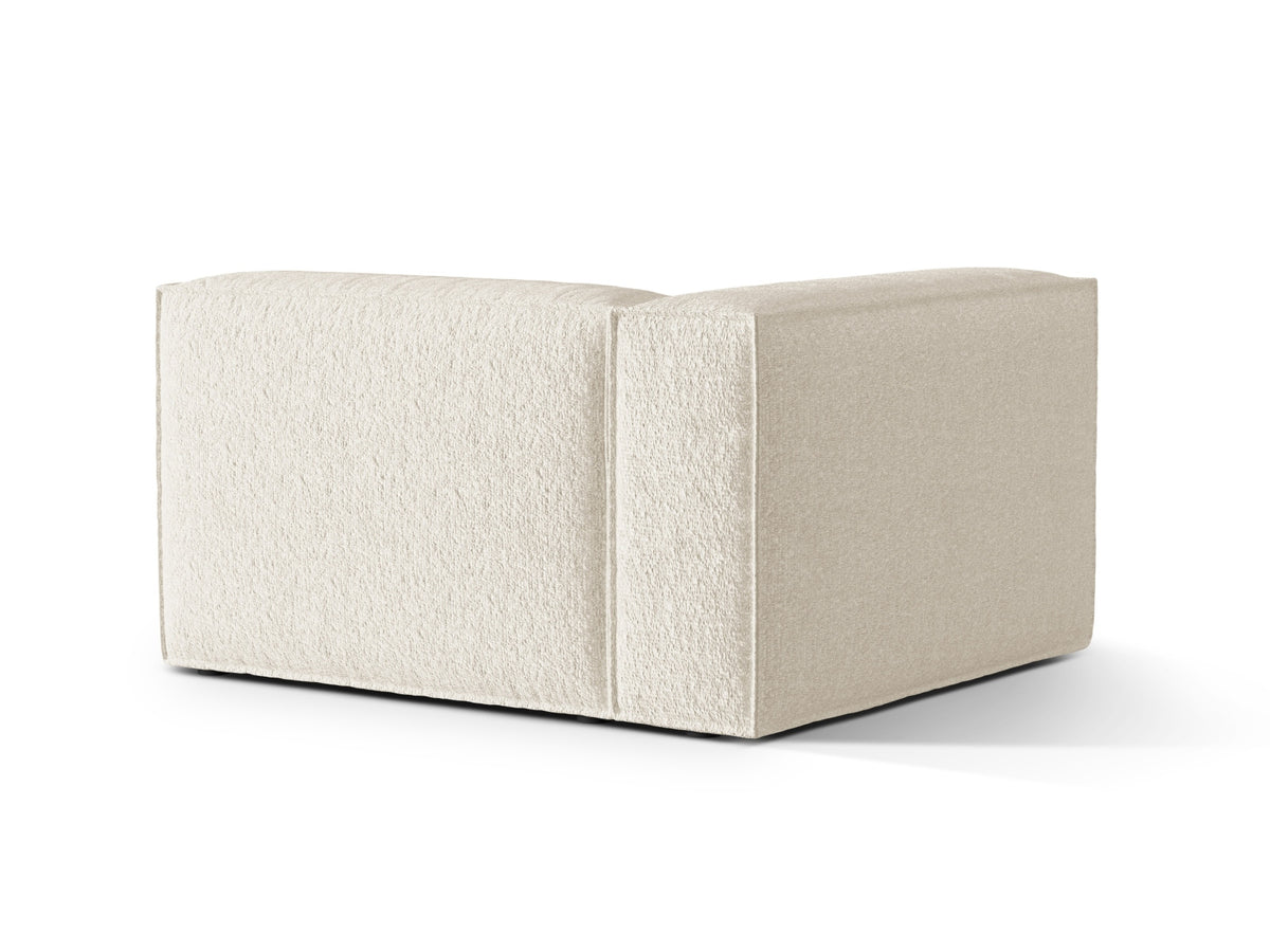 Nuria Boucle Modular Sofa links 2 Sitzer in Ivory-Monet präsentiert im Onlineshop von KAQTU Design AG. Modulares Sofa ist von Micadoni