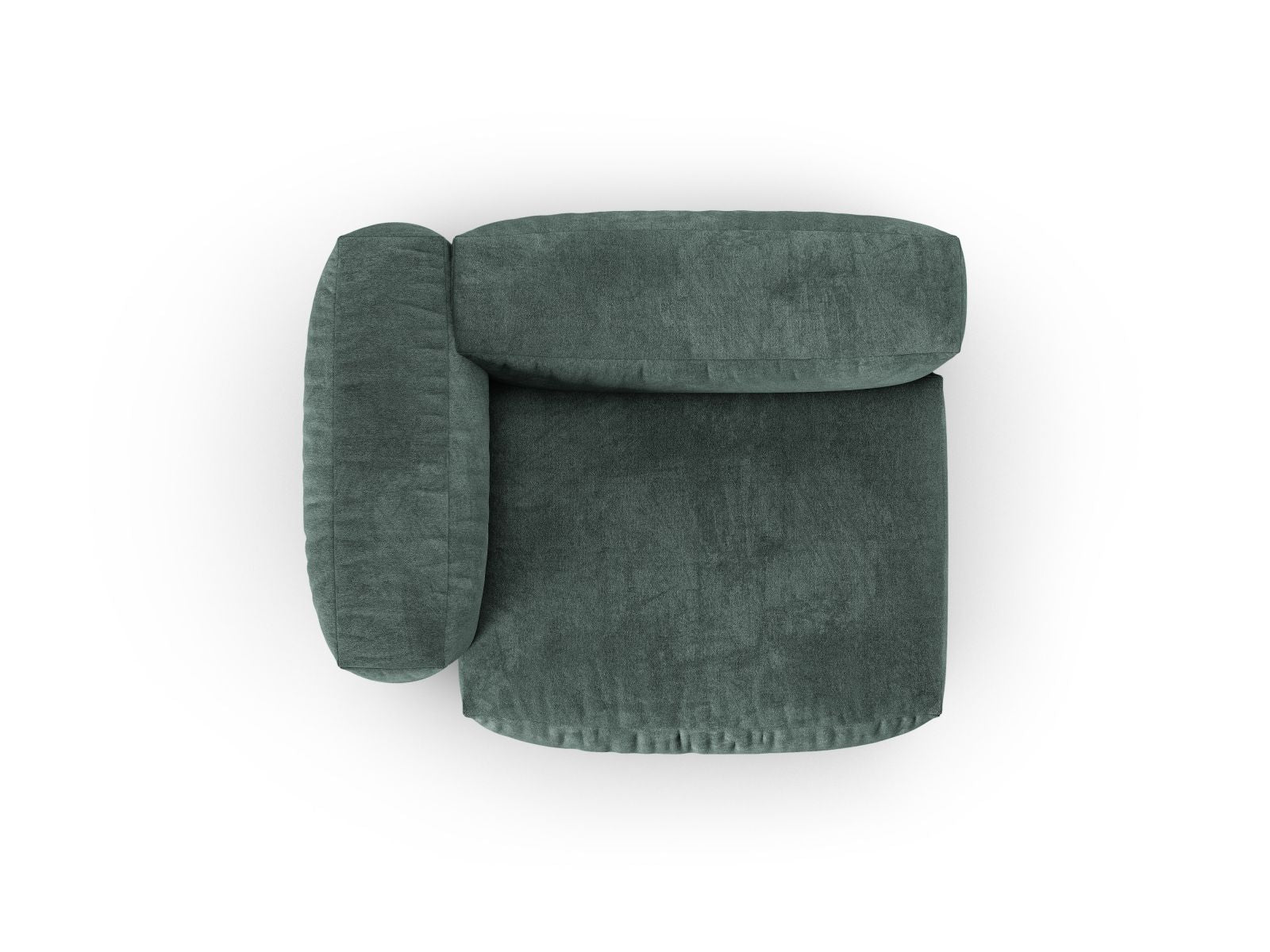 Stylisches 1-Sitzer Sofa Martina Wide XL in Petrol-Vogue, perfekt für moderne Wohnkonzepte. Bequem und vielseitig einsetzbar.