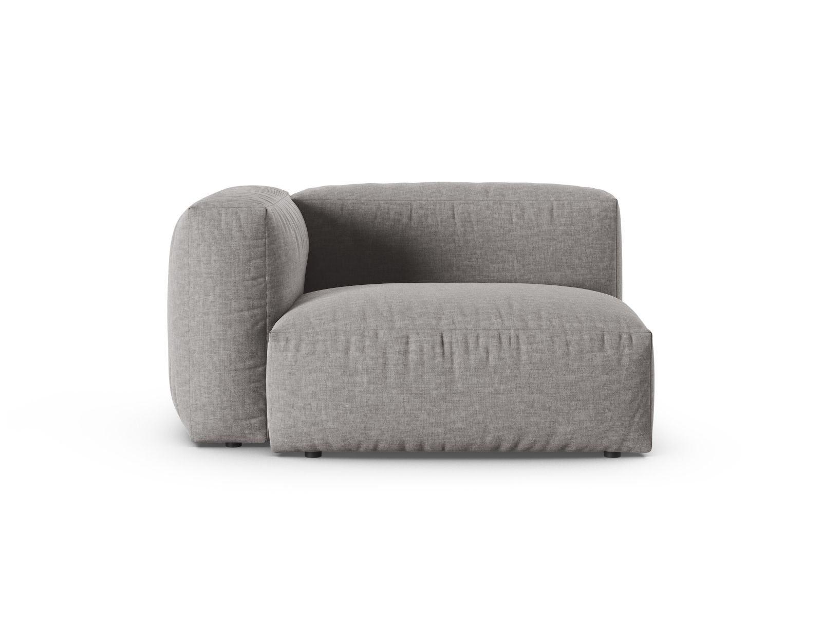1-Sitzer Sofa Martina Wide XL links in Light Grey-Boston präsentiert im Onlineshop von KAQTU Design AG. Modulares Sofa ist von Micadoni