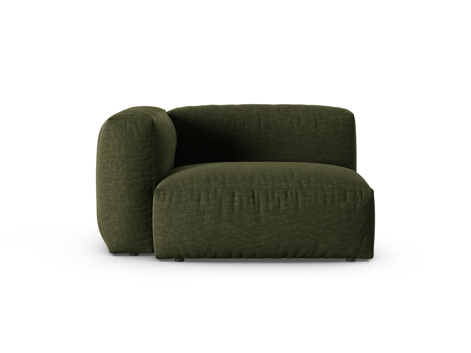 1-Sitzer Sofa Martina Wide XL links in Green-Boston präsentiert im Onlineshop von KAQTU Design AG. Modulares Sofa ist von Micadoni