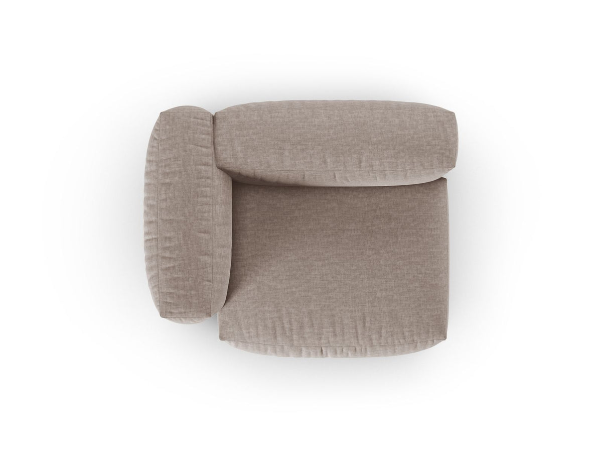 1-Sitzer Sofa Martina Wide XL links in Dark Beige-Boston präsentiert im Onlineshop von KAQTU Design AG. Modulares Sofa ist von Micadoni