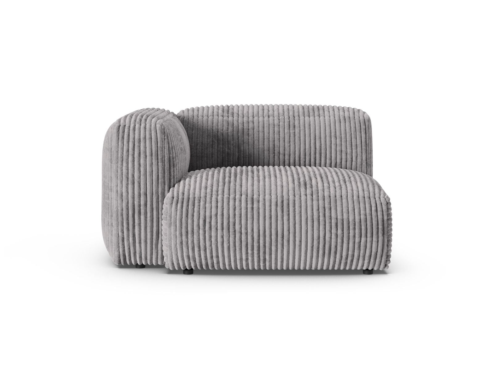 1-Sitzer Sofa Martina Wide XL links in Light Grey-Tilia präsentiert im Onlineshop von KAQTU Design AG. Modulares Sofa ist von Micadoni