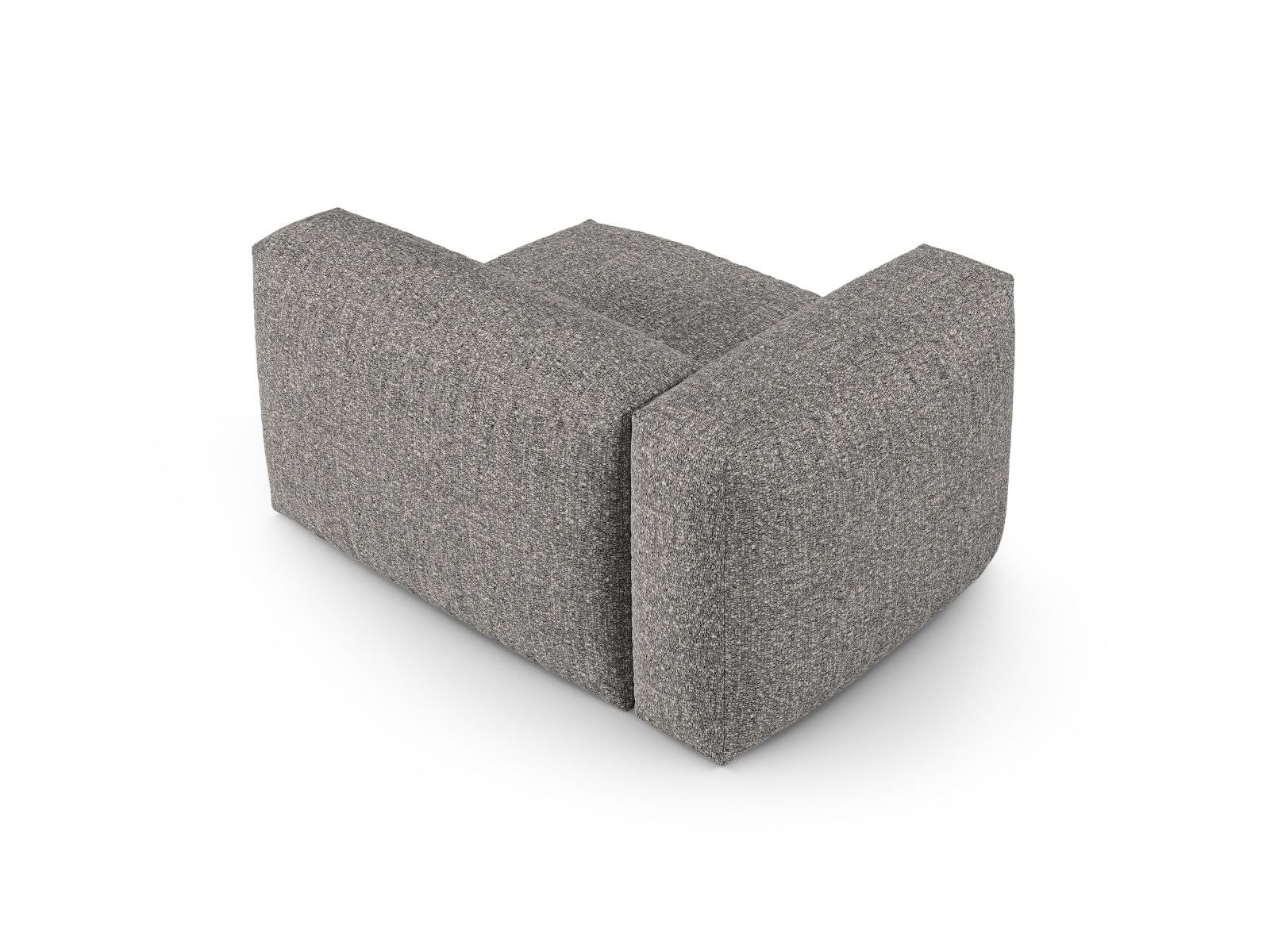 Elegantes 1-Sitzer Sofa Martina Wide XL links in modernem Graphit, ideal für stilvolle Wohnräume und individuelle Gestaltung.