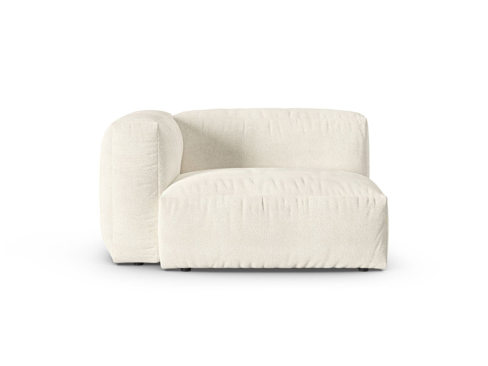 1-Sitzer Sofa Martina Wide XL links in Ivory-Monet präsentiert im Onlineshop von KAQTU Design AG. Modulares Sofa ist von Micadoni