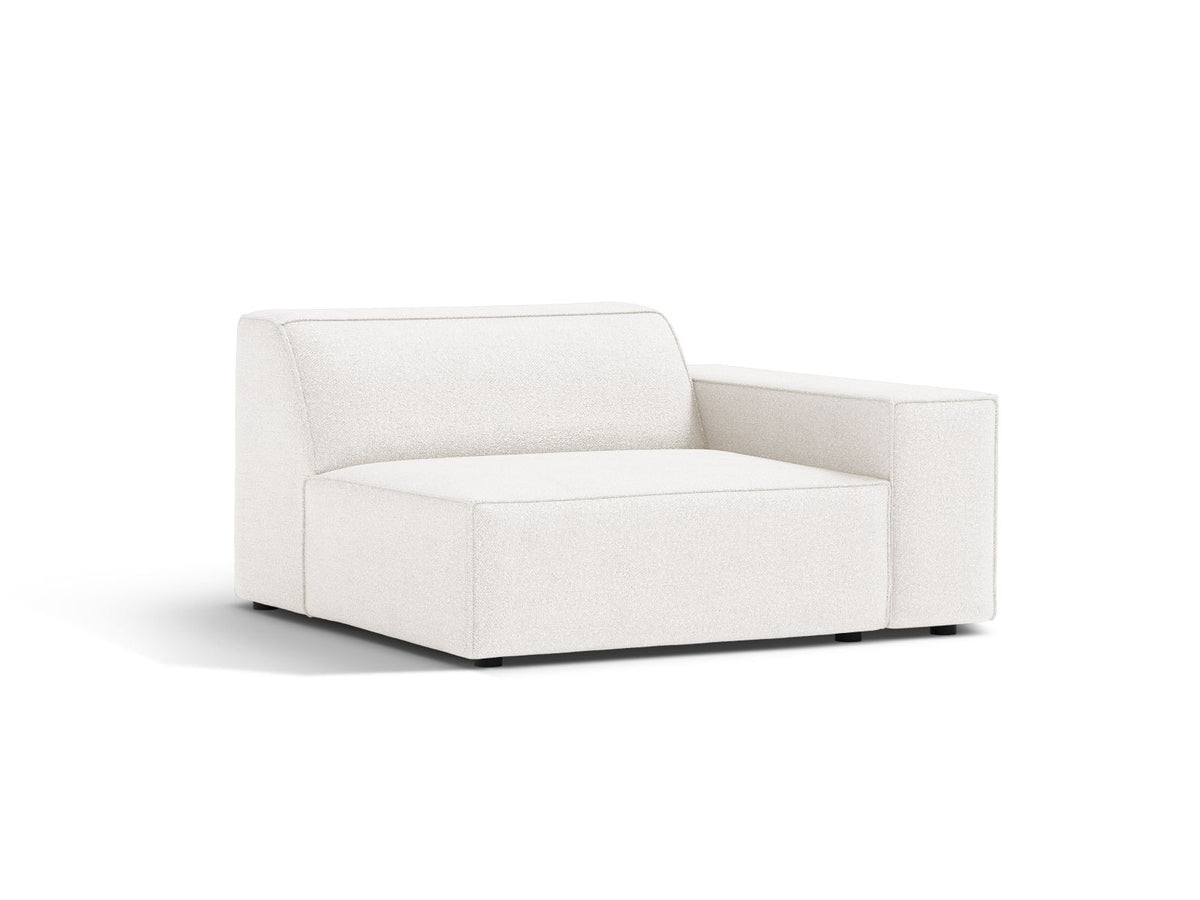 1-Sitzer Modul Rechts Jodie in White-Baloo präsentiert im Onlineshop von KAQTU Design AG. Modulares Sofa ist von Micadoni