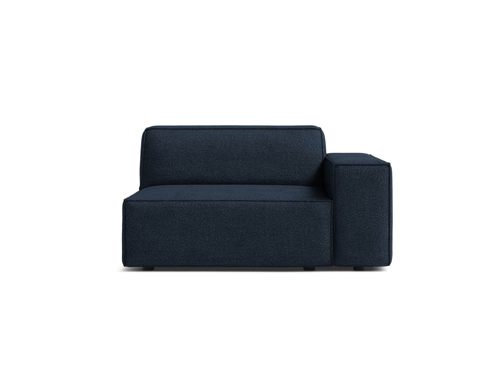 1-Sitzer Modul Rechts Jodie in Dark Blue-Baloo präsentiert im Onlineshop von KAQTU Design AG. Modulares Sofa ist von Micadoni