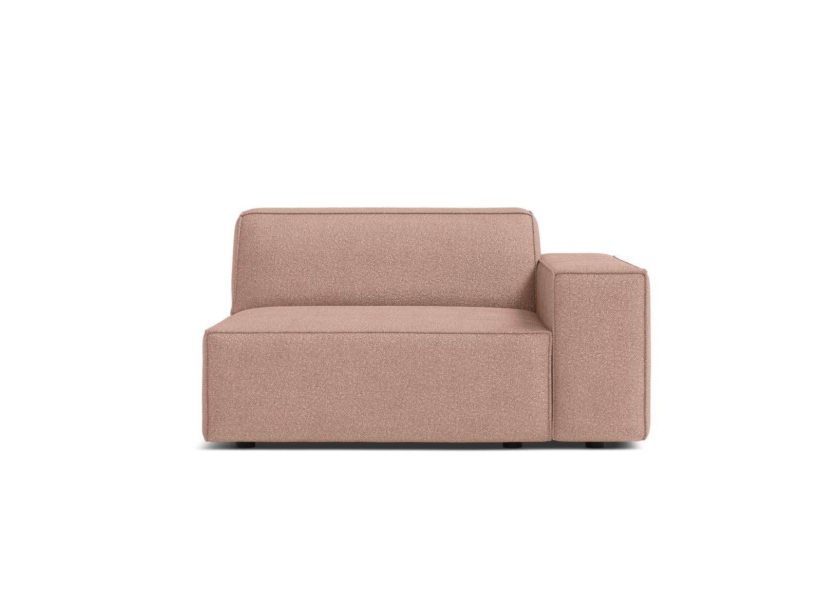 1-Sitzer Modul Rechts Jodie in Powder Pink-Baloo präsentiert im Onlineshop von KAQTU Design AG. Modulares Sofa ist von Micadoni