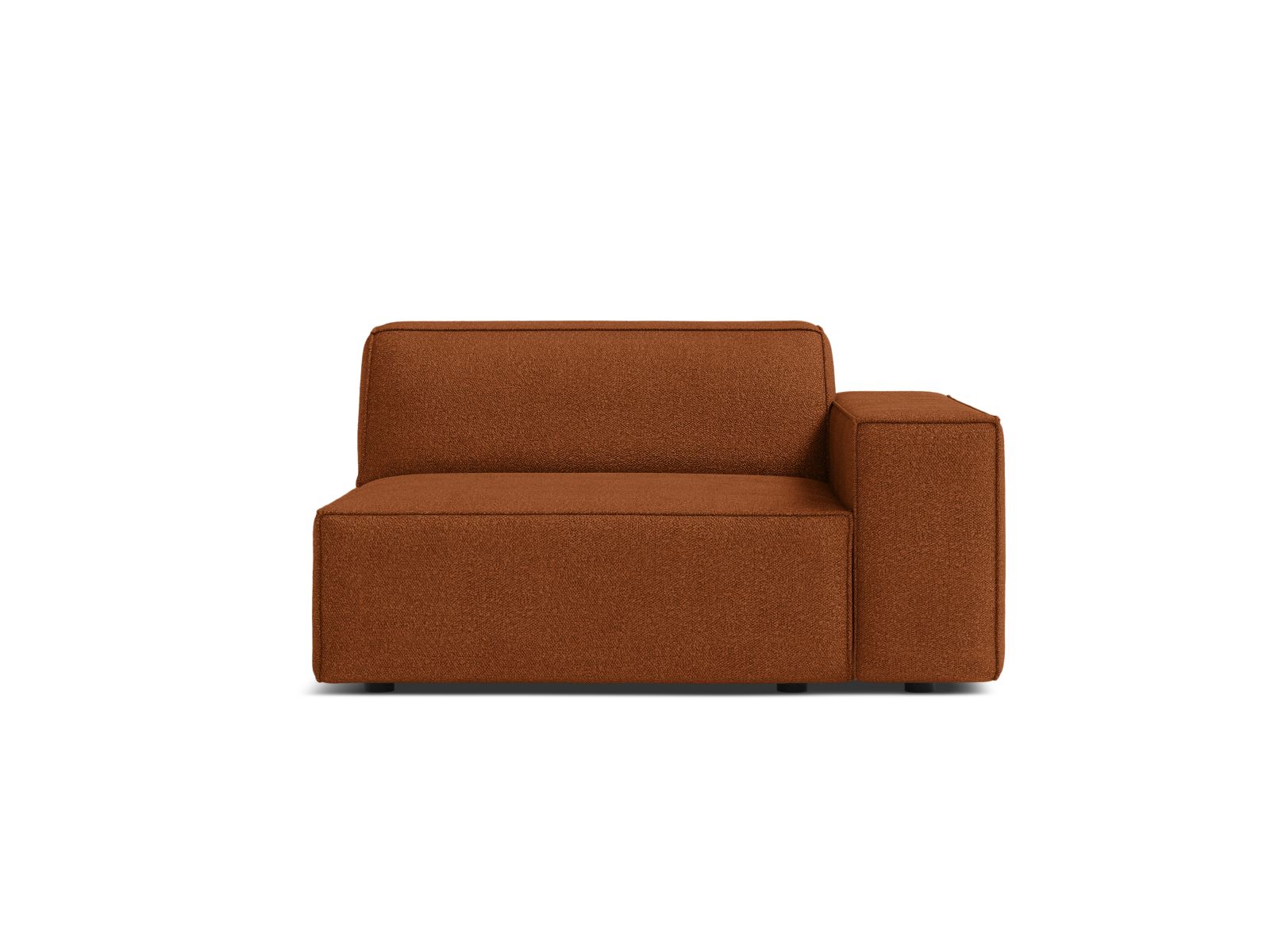 1-Sitzer Modul Rechts Jodie in Terracotta-Baloo präsentiert im Onlineshop von KAQTU Design AG. Modulares Sofa ist von Micadoni