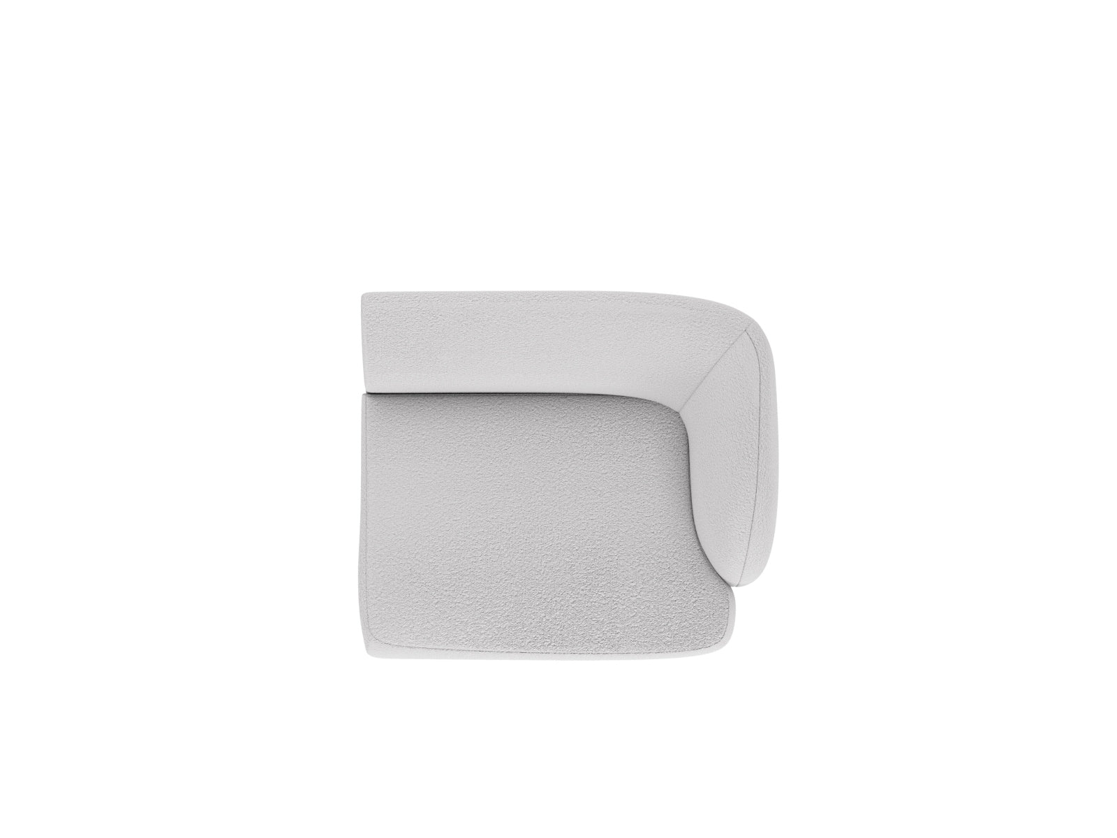 Entdecken Sie den Miley Boucle Modul rechts 1 Sitzer von Micadoni: stilvolles Design, optimaler Komfort und vielseitige Anpassungsoptionen für Ihr Zuhause.