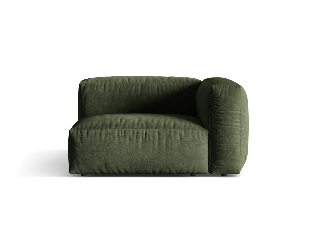 Martina Modul rechts 1 Sitzer in Green-Vogue präsentiert im Onlineshop von KAQTU Design AG. Modulares Sofa ist von Micadoni