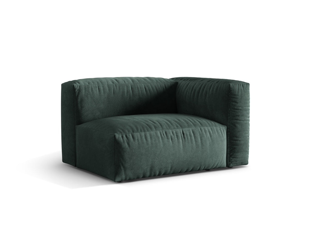 Martina Modul rechts 1 Sitzer in Petrol-Vogue präsentiert im Onlineshop von KAQTU Design AG. Modulares Sofa ist von Micadoni