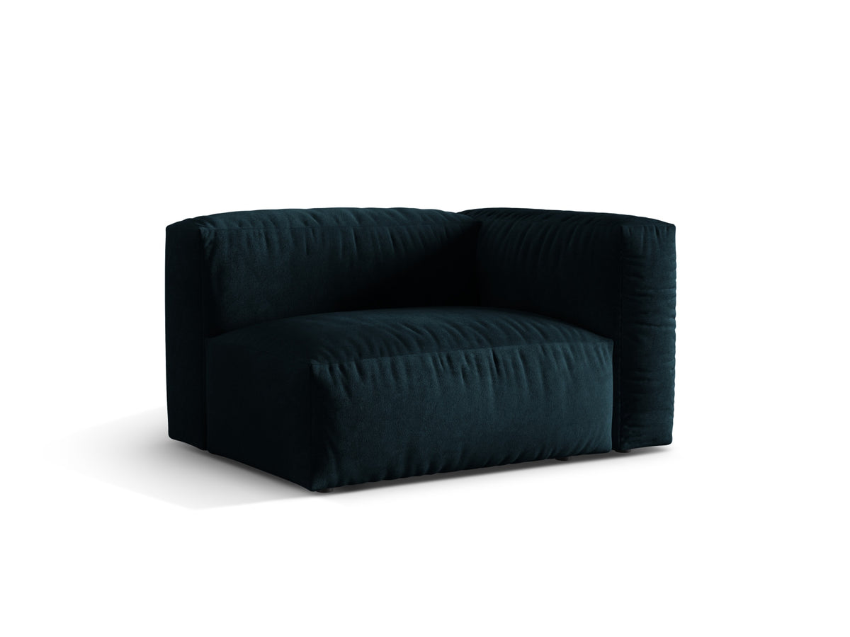 Martina Modul rechts 1 Sitzer in Deep Petrol-Vogue präsentiert im Onlineshop von KAQTU Design AG. Modulares Sofa ist von Micadoni