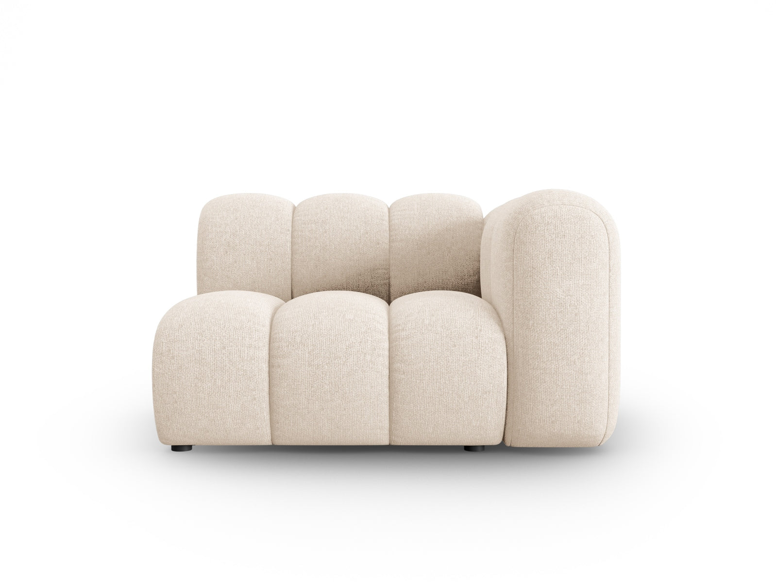 Lupine Modul rechts 1 Sitzer in Light Beige präsentiert im Onlineshop von KAQTU Design AG. Modulares Sofa ist von Micadoni