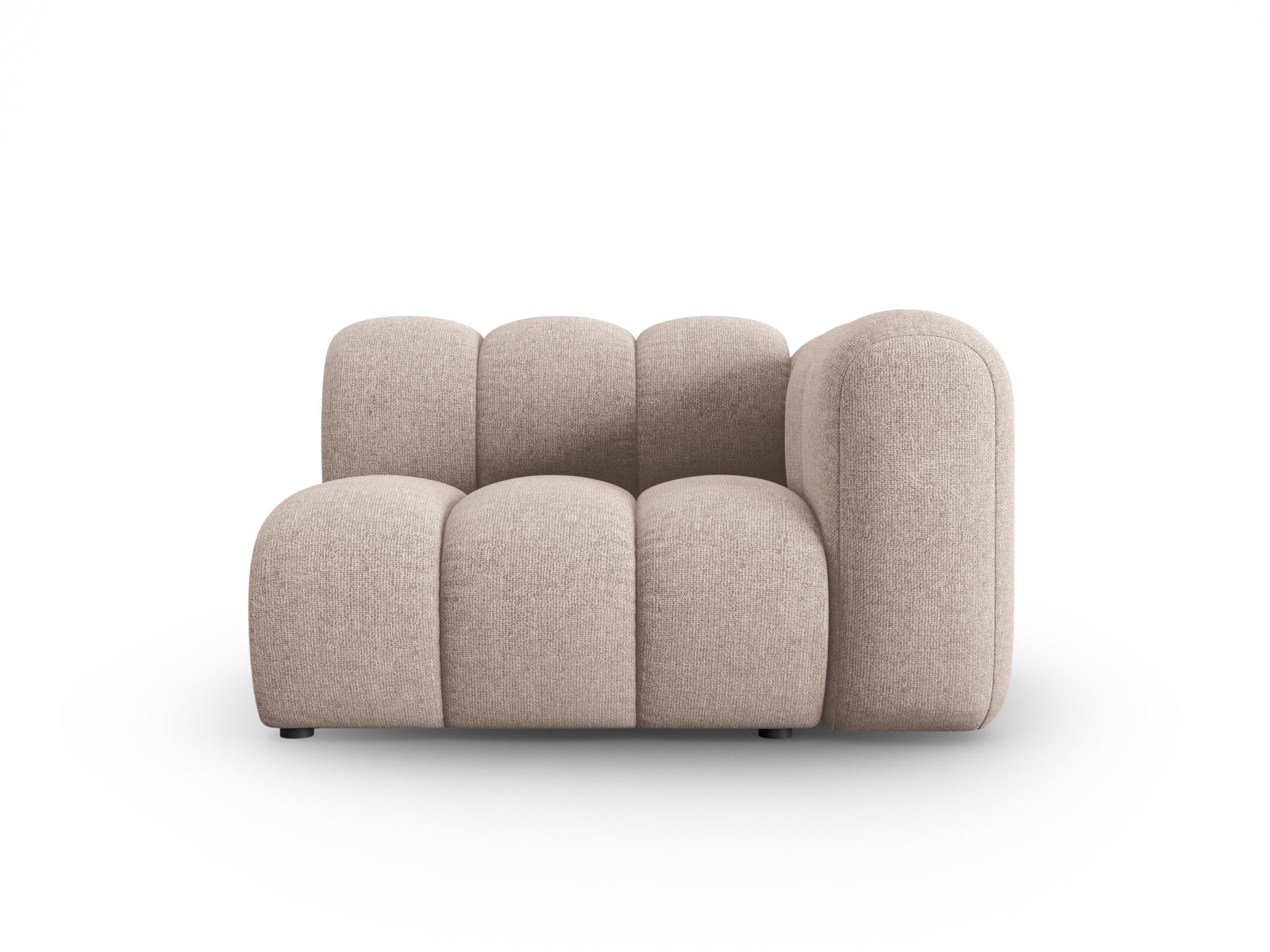 Lupine Modul rechts 1 Sitzer in Beige präsentiert im Onlineshop von KAQTU Design AG. Modulares Sofa ist von Micadoni