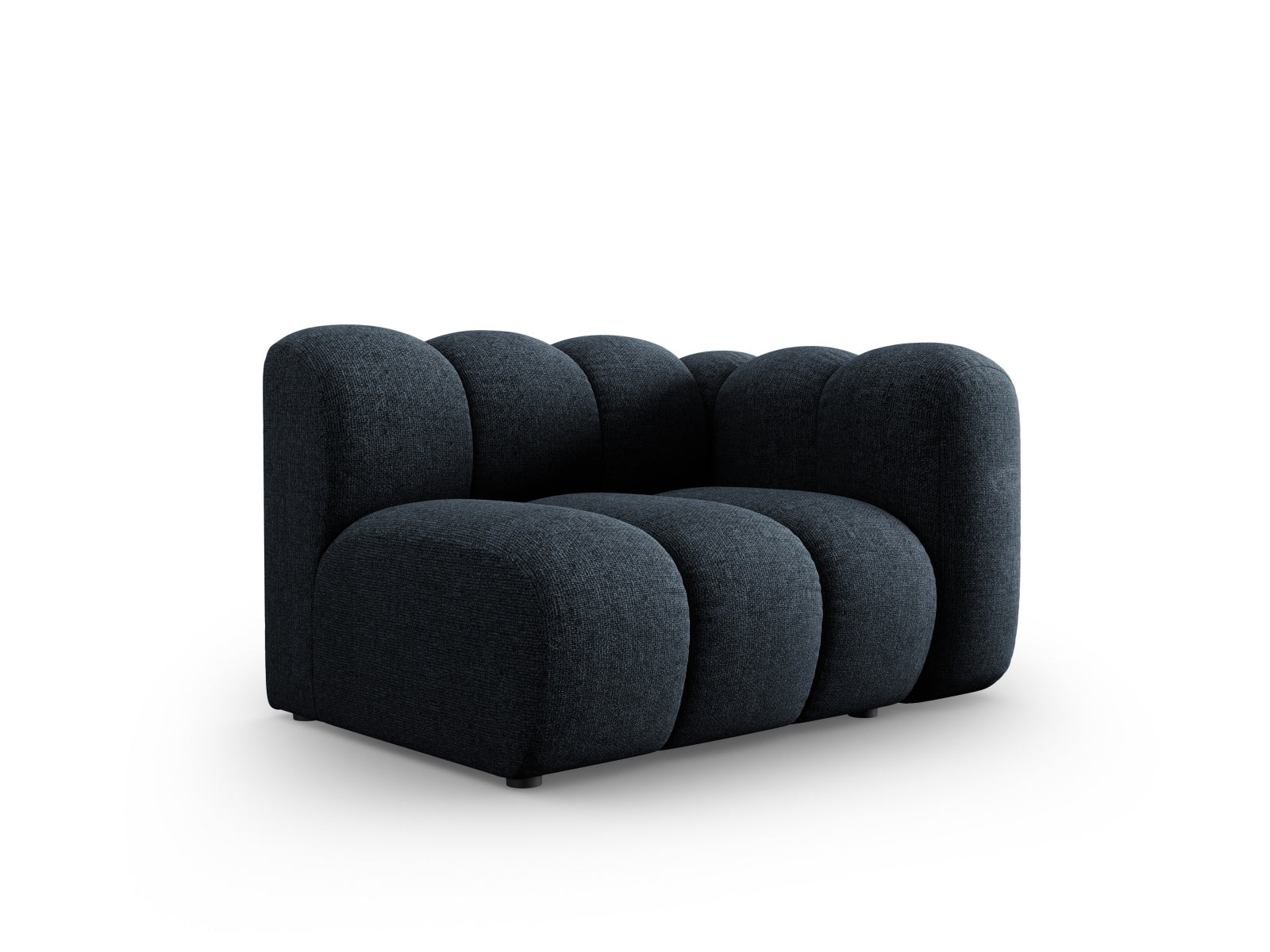 Lupine Modul rechts 1 Sitzer in Royal Blue präsentiert im Onlineshop von KAQTU Design AG. Modulares Sofa ist von Micadoni