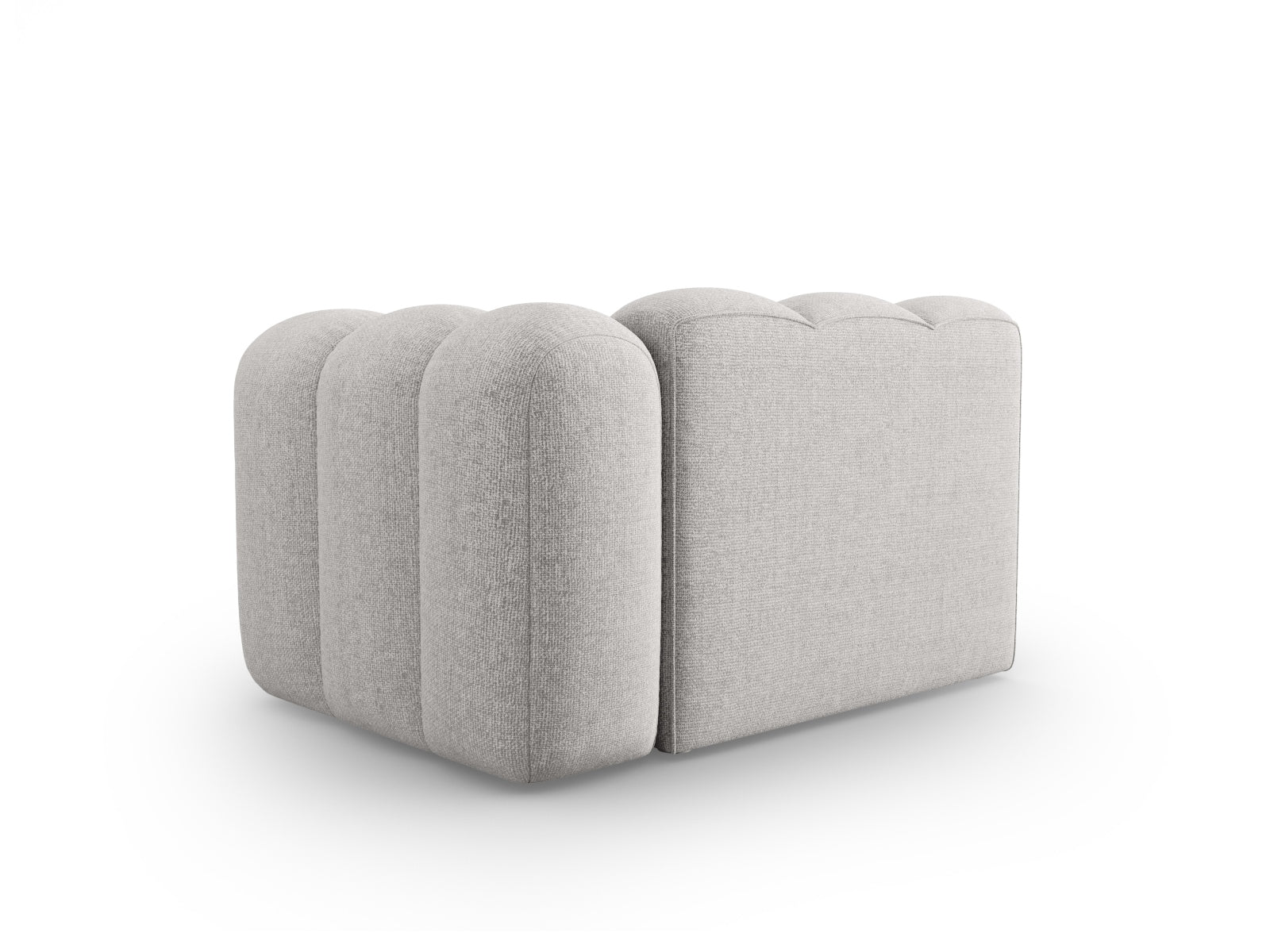 Lupine Modul rechts 1 Sitzer in Light Grey präsentiert im Onlineshop von KAQTU Design AG. Modulares Sofa ist von Micadoni