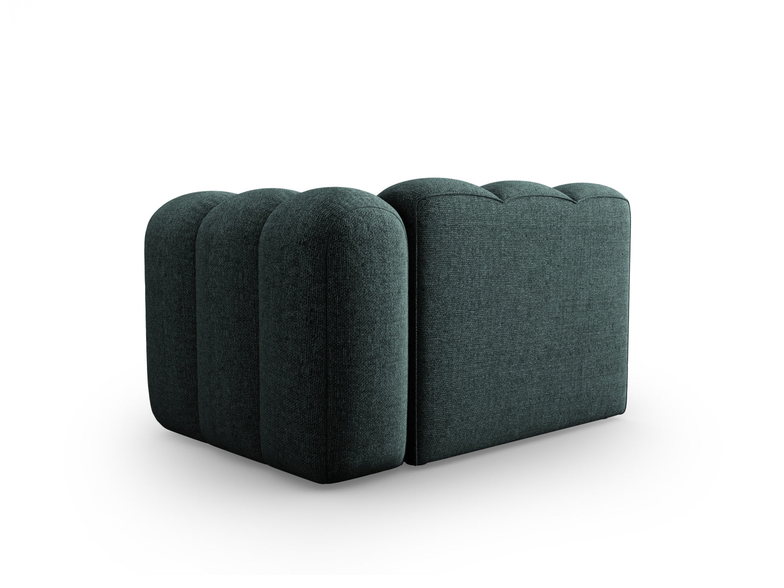 Lupine Modul rechts 1 Sitzer in Petrol präsentiert im Onlineshop von KAQTU Design AG. Modulares Sofa ist von Micadoni