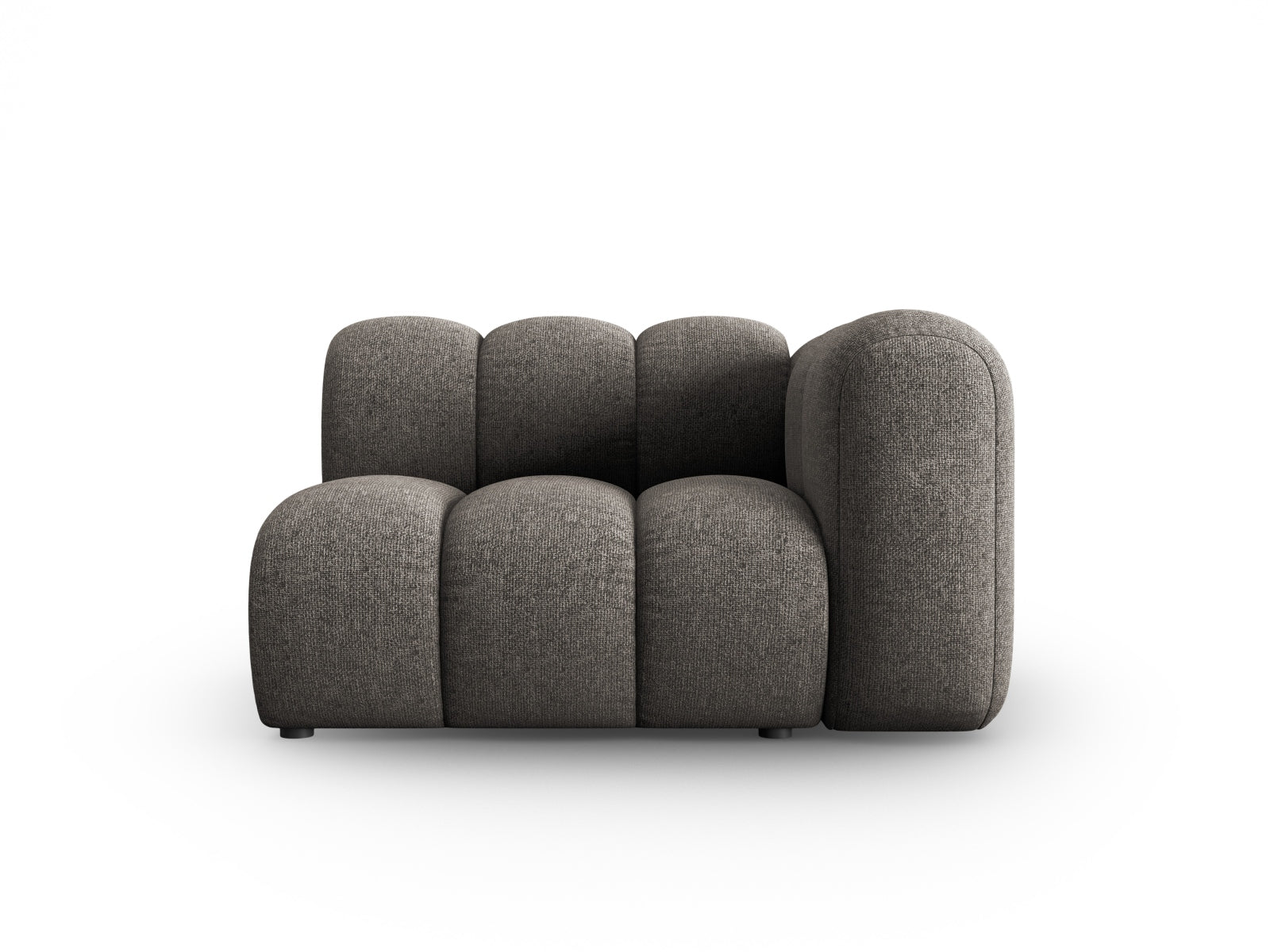 Lupine Modul rechts 1 Sitzer in Grey präsentiert im Onlineshop von KAQTU Design AG. Modulares Sofa ist von Micadoni