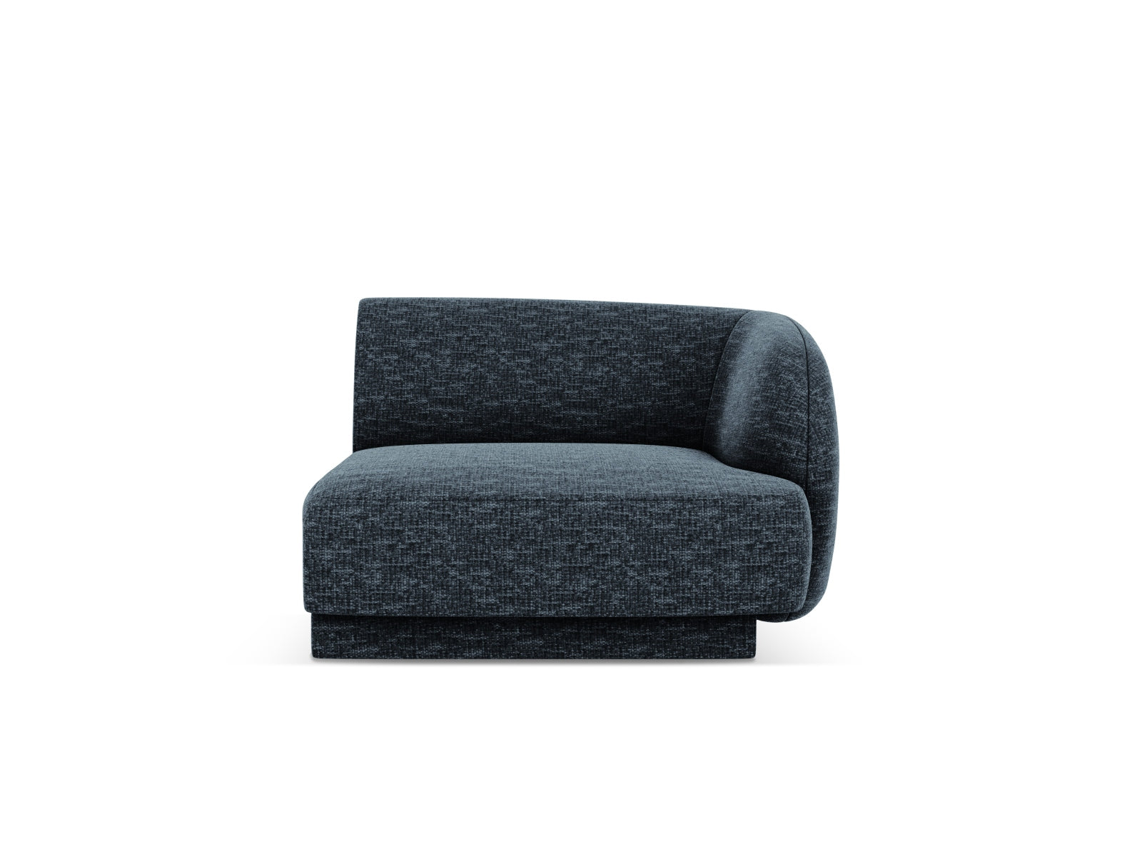 Miley Modul rechts 1 Sitzer in Royal Blue-Haga präsentiert im Onlineshop von KAQTU Design AG. Modulares Sofa ist von Micadoni