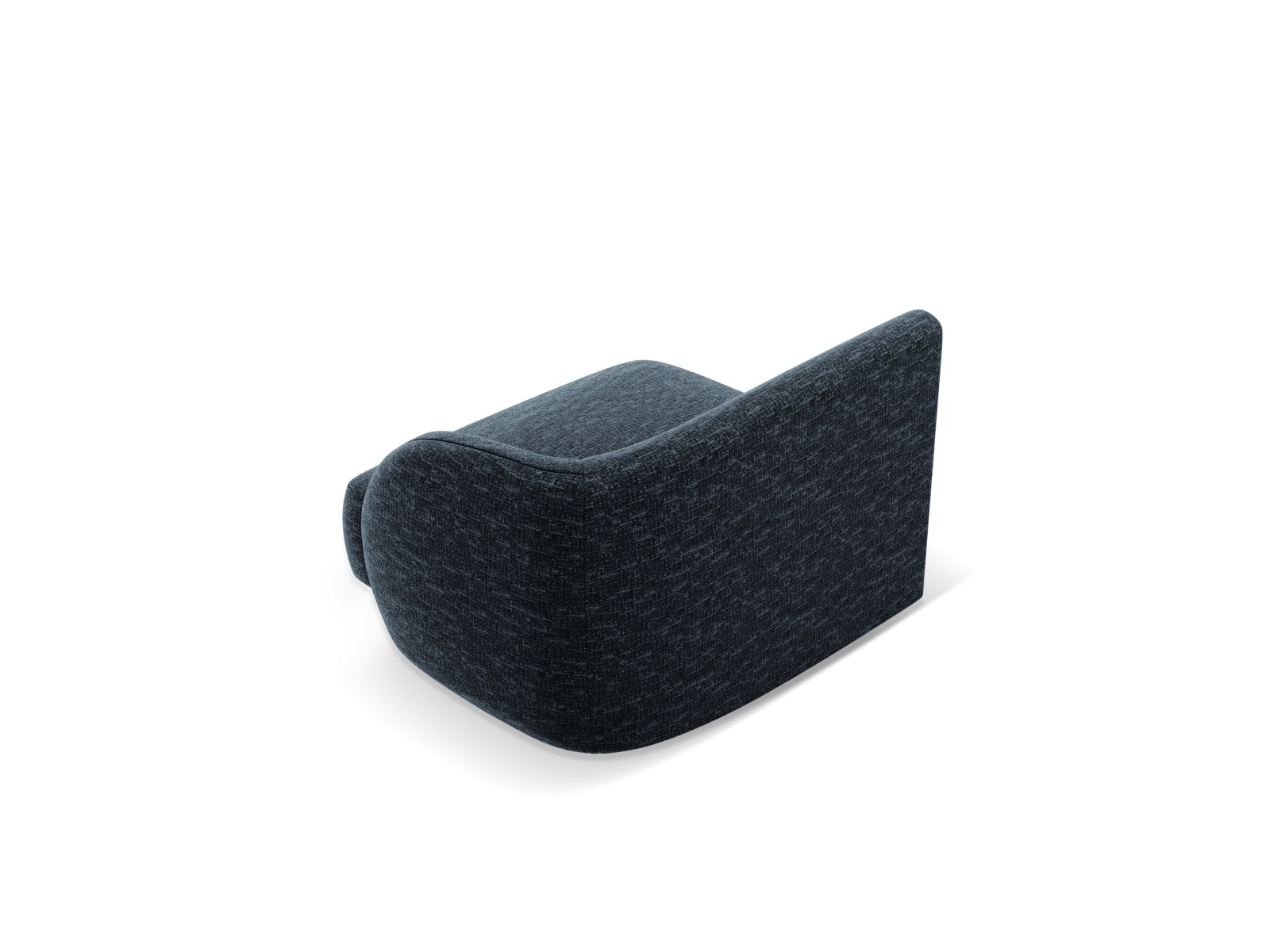 Rechter 1-Sitzer des Miley Moduls in Royal Blue-Haga, perfekt für moderne Wohnkonzepte und individuelle Sofa-Arrangements.