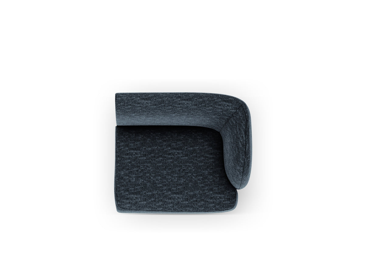 Miley Modul rechts 1 Sitzer in Royal Blue-Haga präsentiert im Onlineshop von KAQTU Design AG. Modulares Sofa ist von Micadoni