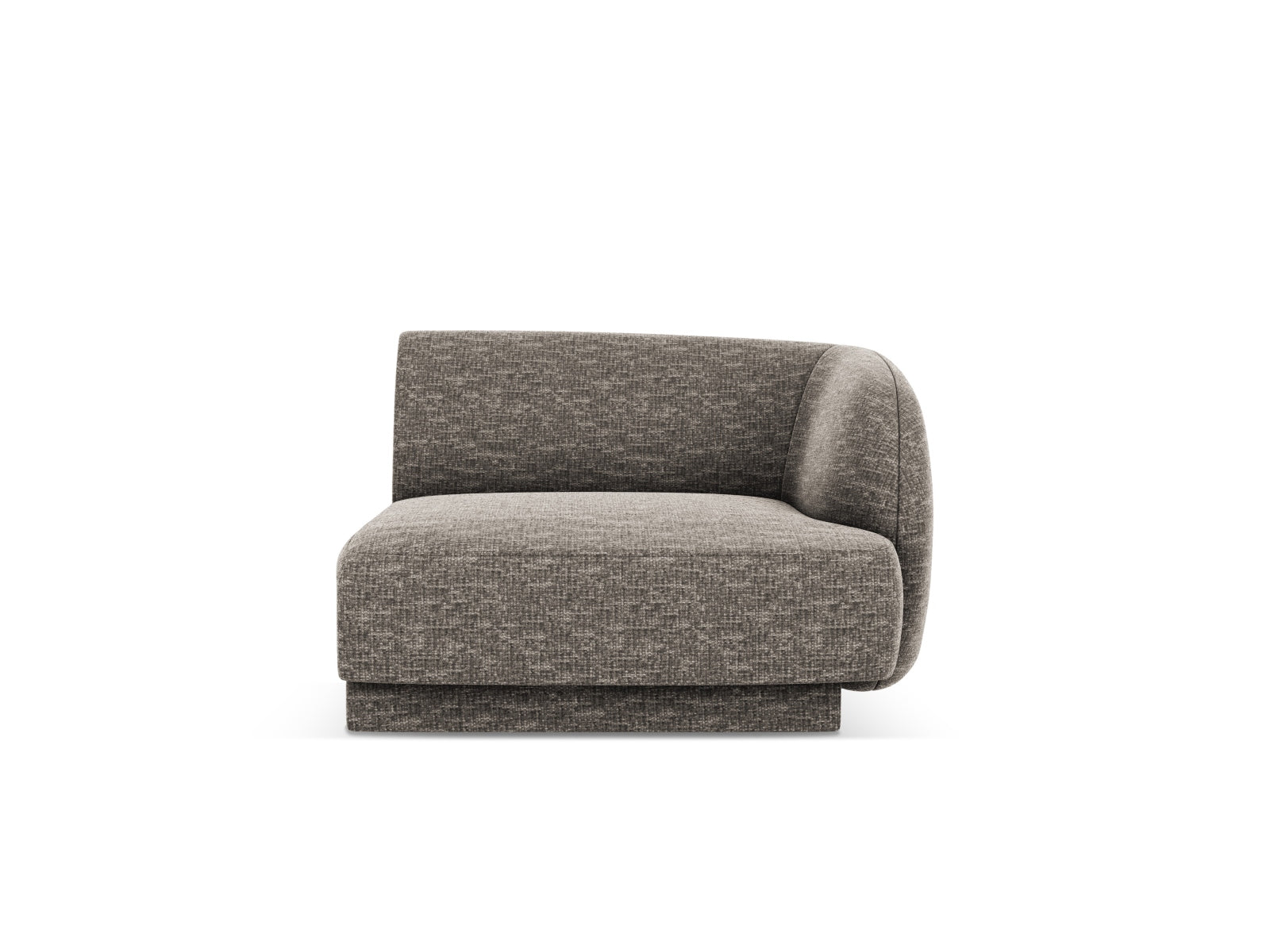 Miley Modul rechts 1 Sitzer in Grey-Haga präsentiert im Onlineshop von KAQTU Design AG. Modulares Sofa ist von Micadoni