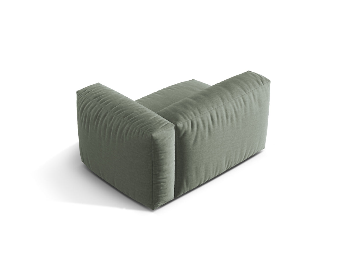 Martina Modul rechts 1 Sitzer in Moss Green-Boston präsentiert im Onlineshop von KAQTU Design AG. Modulares Sofa ist von Micadoni