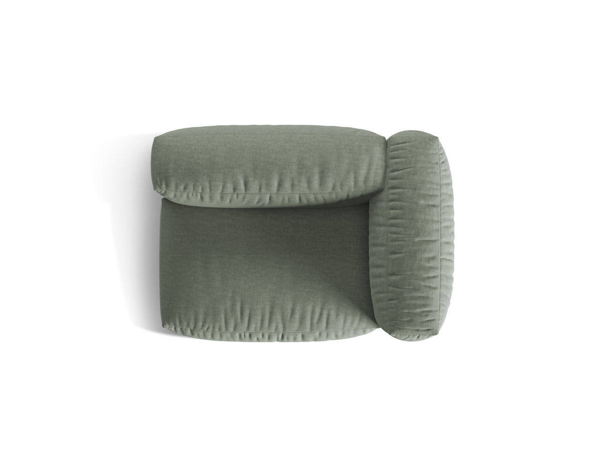 Martina Modul rechts 1 Sitzer in Moss Green-Boston präsentiert im Onlineshop von KAQTU Design AG. Modulares Sofa ist von Micadoni