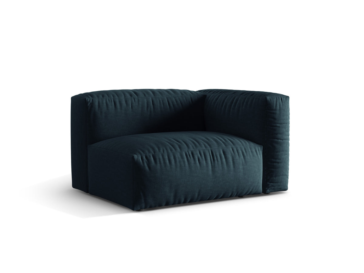 Martina Modul rechts 1 Sitzer in Blue Jeans-Boston präsentiert im Onlineshop von KAQTU Design AG. Modulares Sofa ist von Micadoni