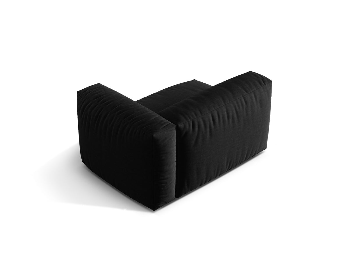 Martina Modul rechts 1 Sitzer in Black-Boston präsentiert im Onlineshop von KAQTU Design AG. Modulares Sofa ist von Micadoni