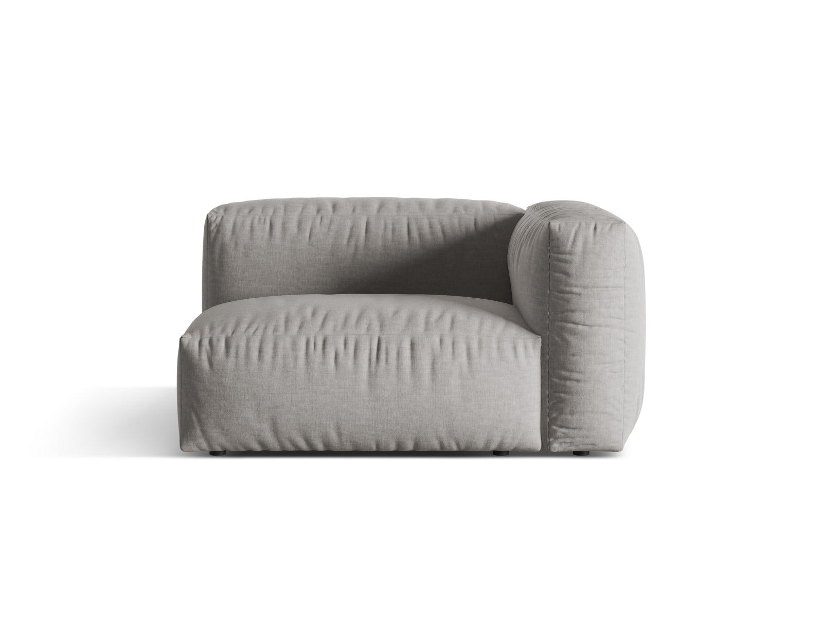Martina Modul rechts 1 Sitzer in Light Grey präsentiert im Onlineshop von KAQTU Design AG. Modulares Sofa ist von Micadoni