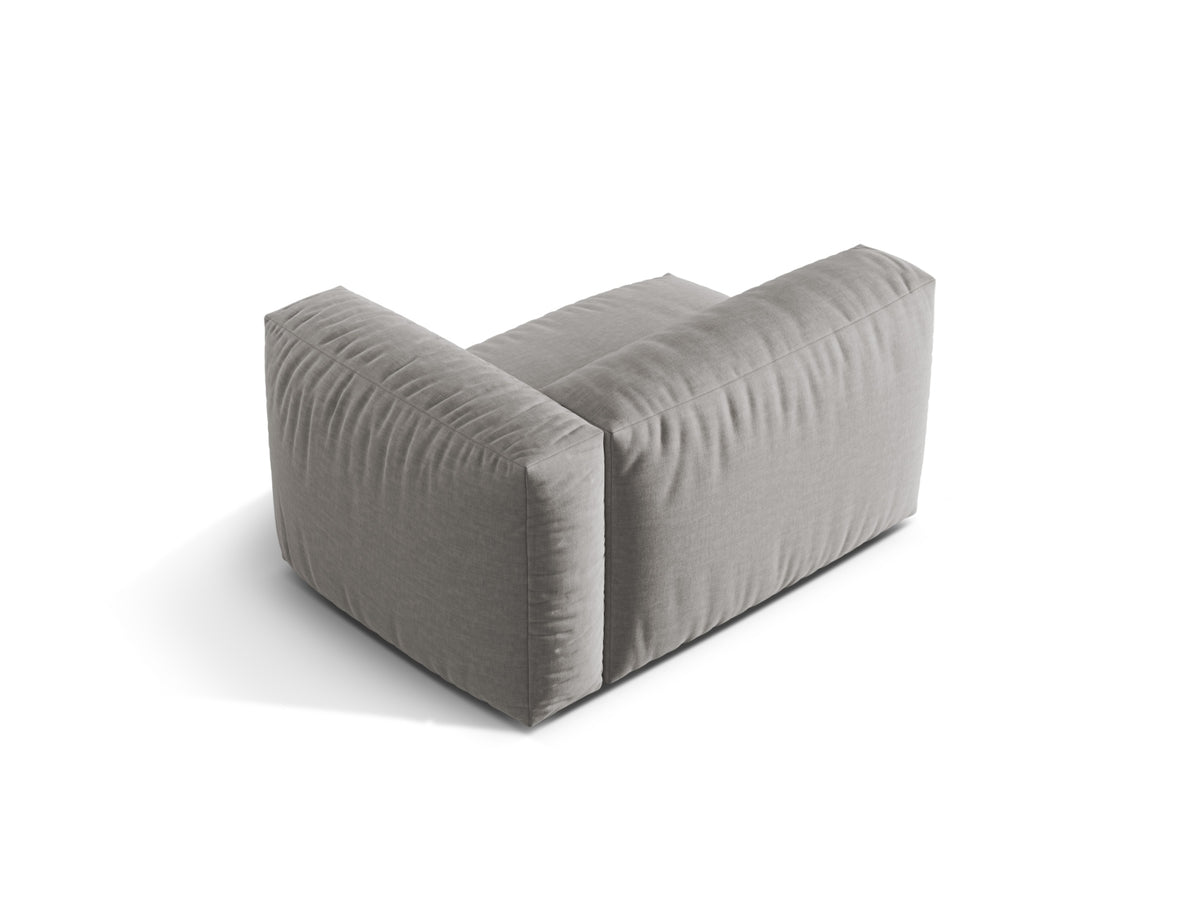 Martina Modul rechts 1 Sitzer in Light Grey-Boston präsentiert im Onlineshop von KAQTU Design AG. Modulares Sofa ist von Micadoni