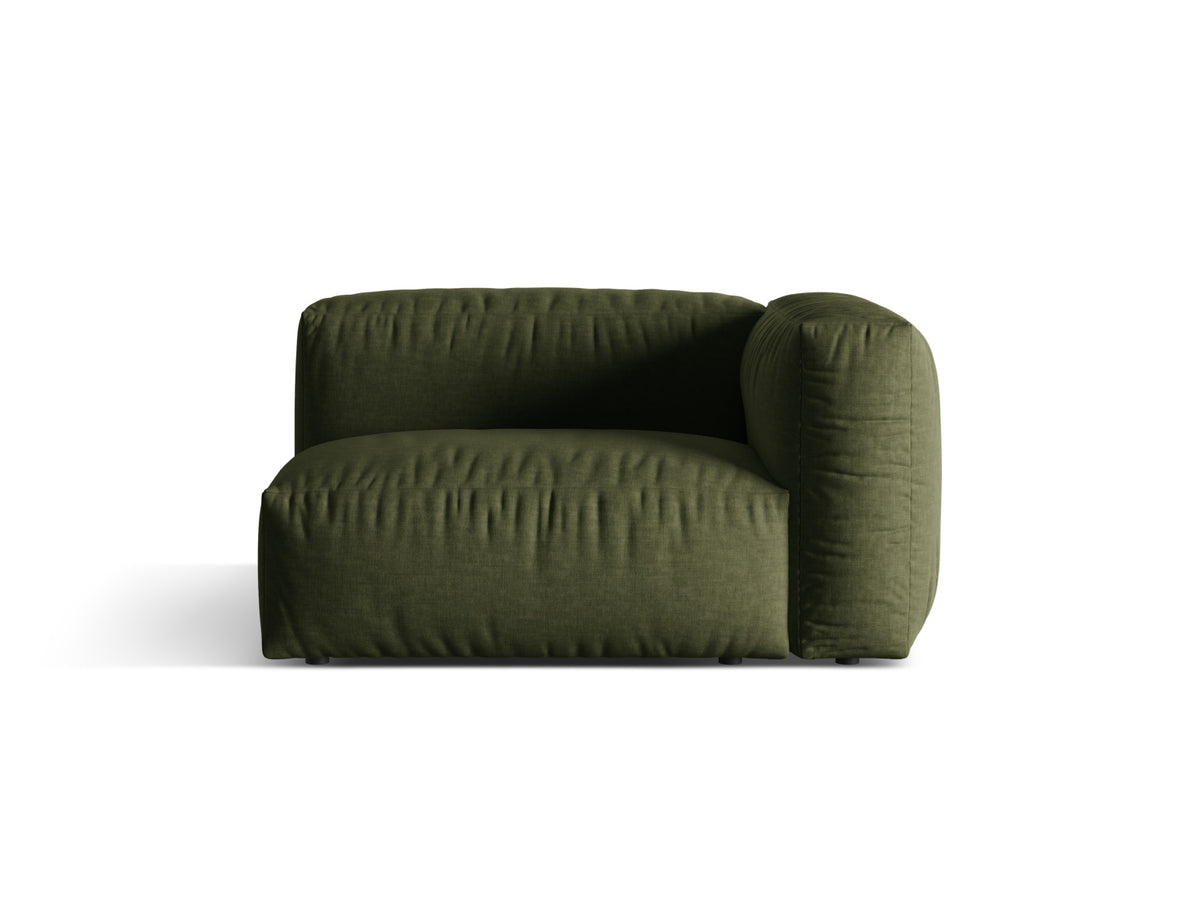 Martina Modul rechts 1 Sitzer in Green-Boston präsentiert im Onlineshop von KAQTU Design AG. Modulares Sofa ist von Micadoni