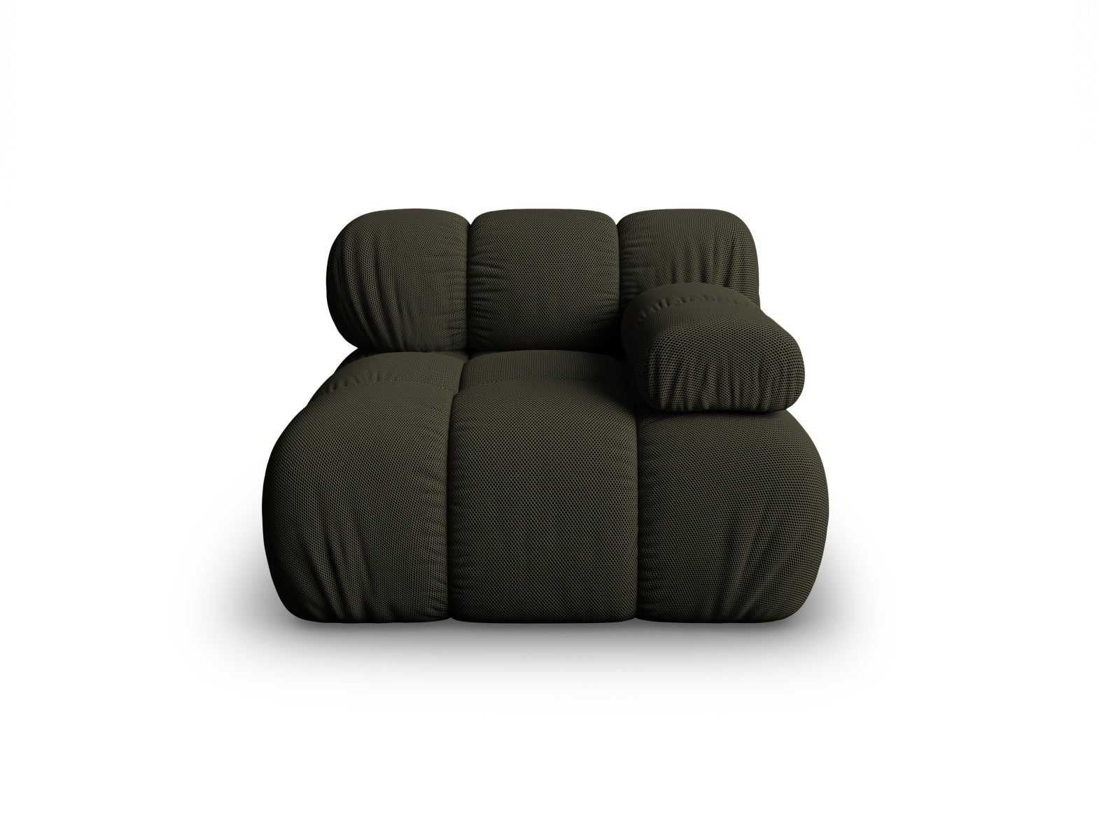 Bellis Modul rechts 1 Sitzer in Amazon Green präsentiert im Onlineshop von KAQTU Design AG. Modulares Sofa ist von Micadoni