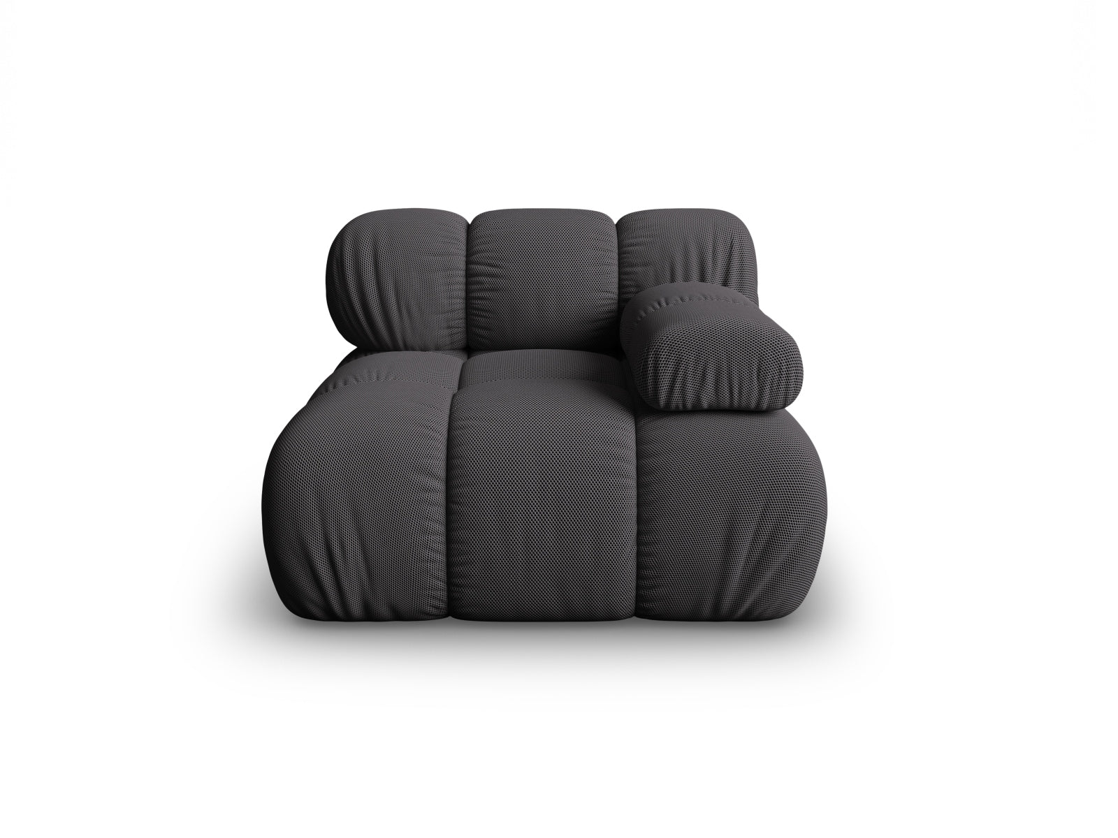 Bellis Modul rechts 1 Sitzer in Espresso präsentiert im Onlineshop von KAQTU Design AG. Modulares Sofa ist von Micadoni