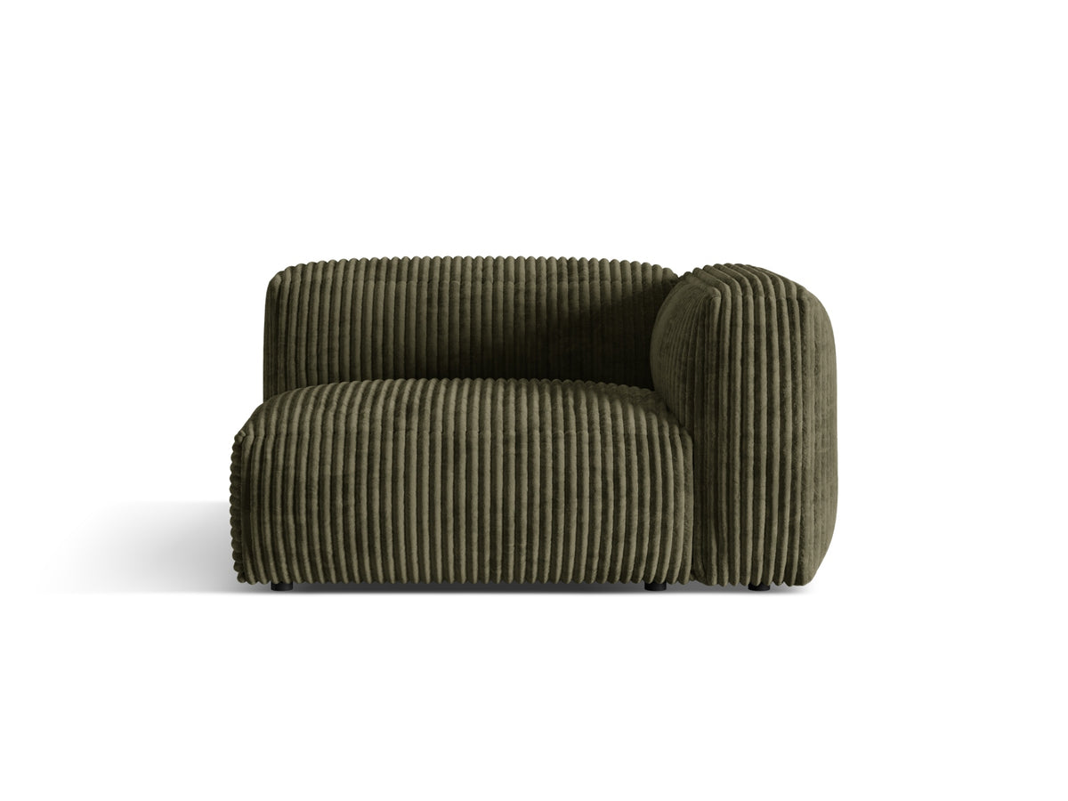 Martina Modul rechts 1 Sitzer in Moss Green-Tilia präsentiert im Onlineshop von KAQTU Design AG. Modulares Sofa ist von Micadoni