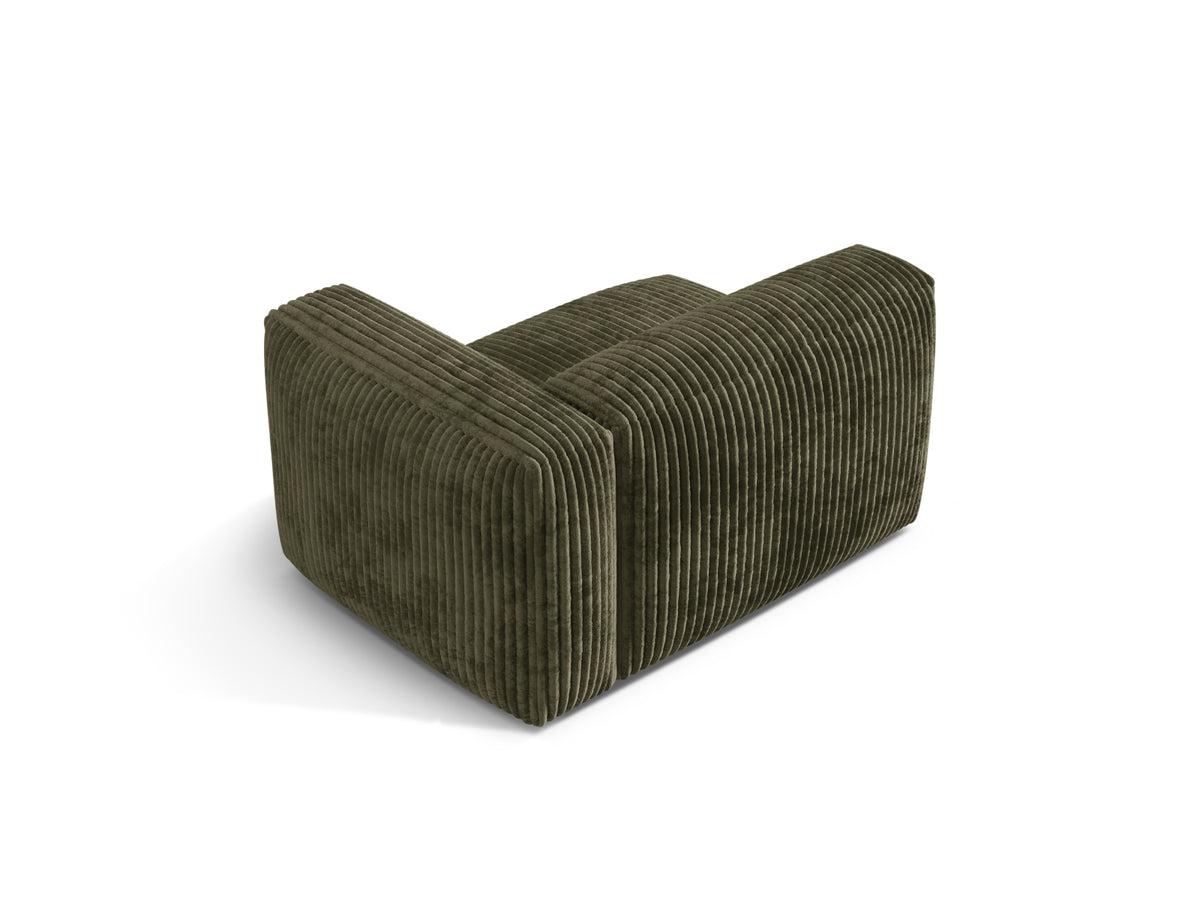 Martina Modul rechts 1 Sitzer in Moss Green-Tilia präsentiert im Onlineshop von KAQTU Design AG. Modulares Sofa ist von Micadoni
