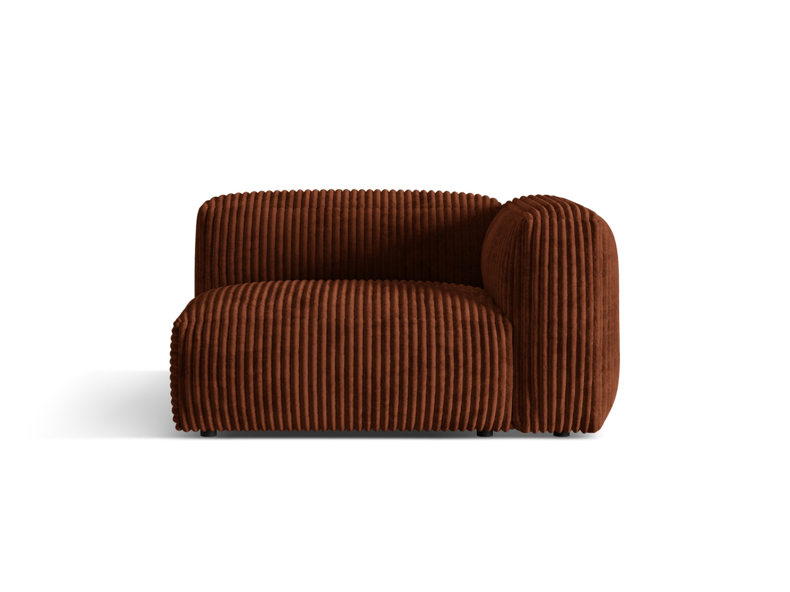 Martina Modul rechts 1 Sitzer in Brick präsentiert im Onlineshop von KAQTU Design AG. Modulares Sofa ist von Micadoni