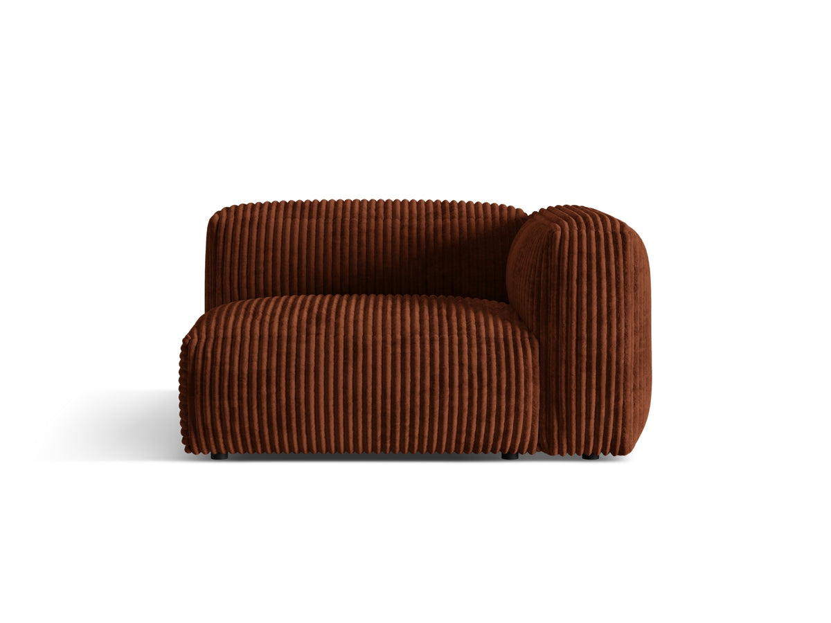 Martina Modul rechts 1 Sitzer in Brick-Tilia präsentiert im Onlineshop von KAQTU Design AG. Modulares Sofa ist von Micadoni