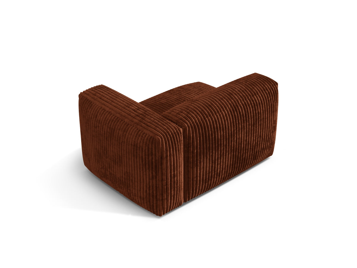 Martina Modul rechts 1 Sitzer in Brick-Tilia präsentiert im Onlineshop von KAQTU Design AG. Modulares Sofa ist von Micadoni