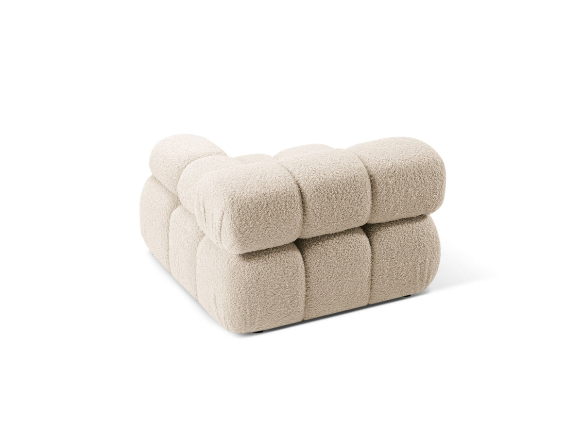 Bellis Boucle Modul rechts 1 Sitzer in Light Beige-Rolf präsentiert im Onlineshop von KAQTU Design AG. Modulares Sofa ist von Micadoni